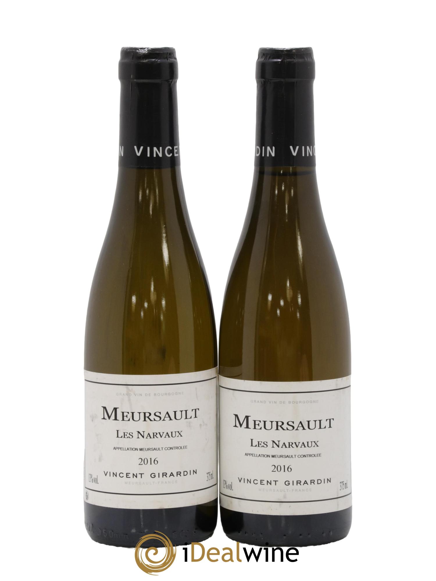 Meursault Les Narvaux Vincent Girardin (Domaine) 2016 - Lot de 2 demi bouteilles - 0
