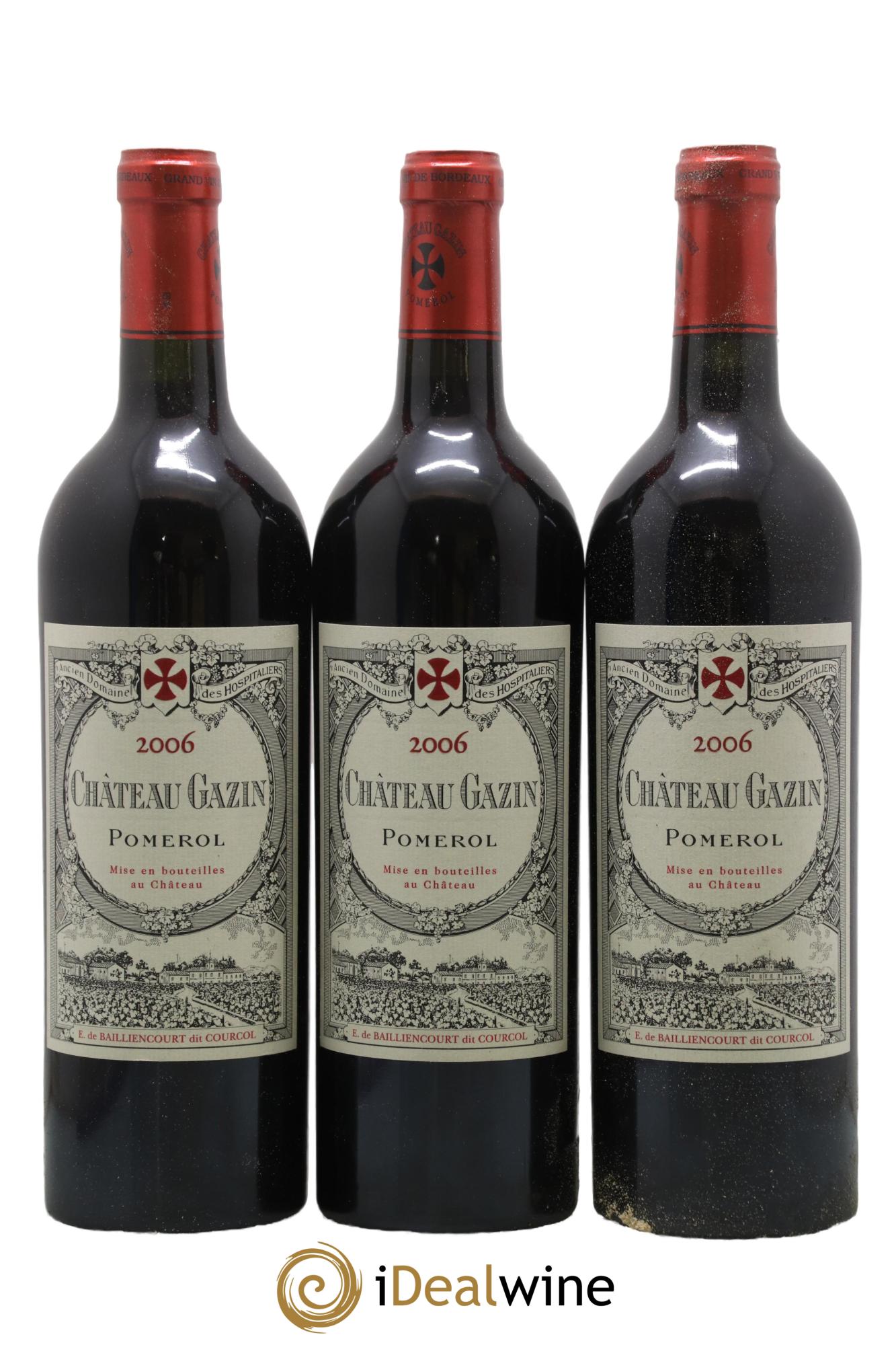 Château Gazin 2006 - Lot of 3 bottles - 0