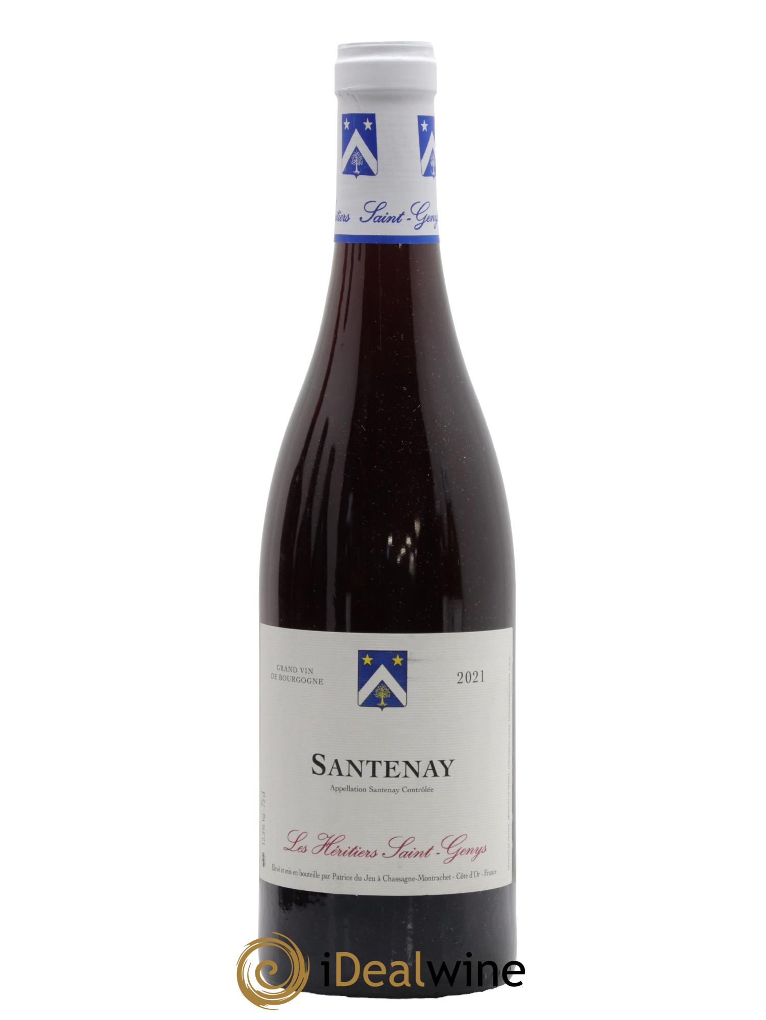 Santenay Les Héritiers Saint-Genys 2021 - Lot de 1 bouteille - 0