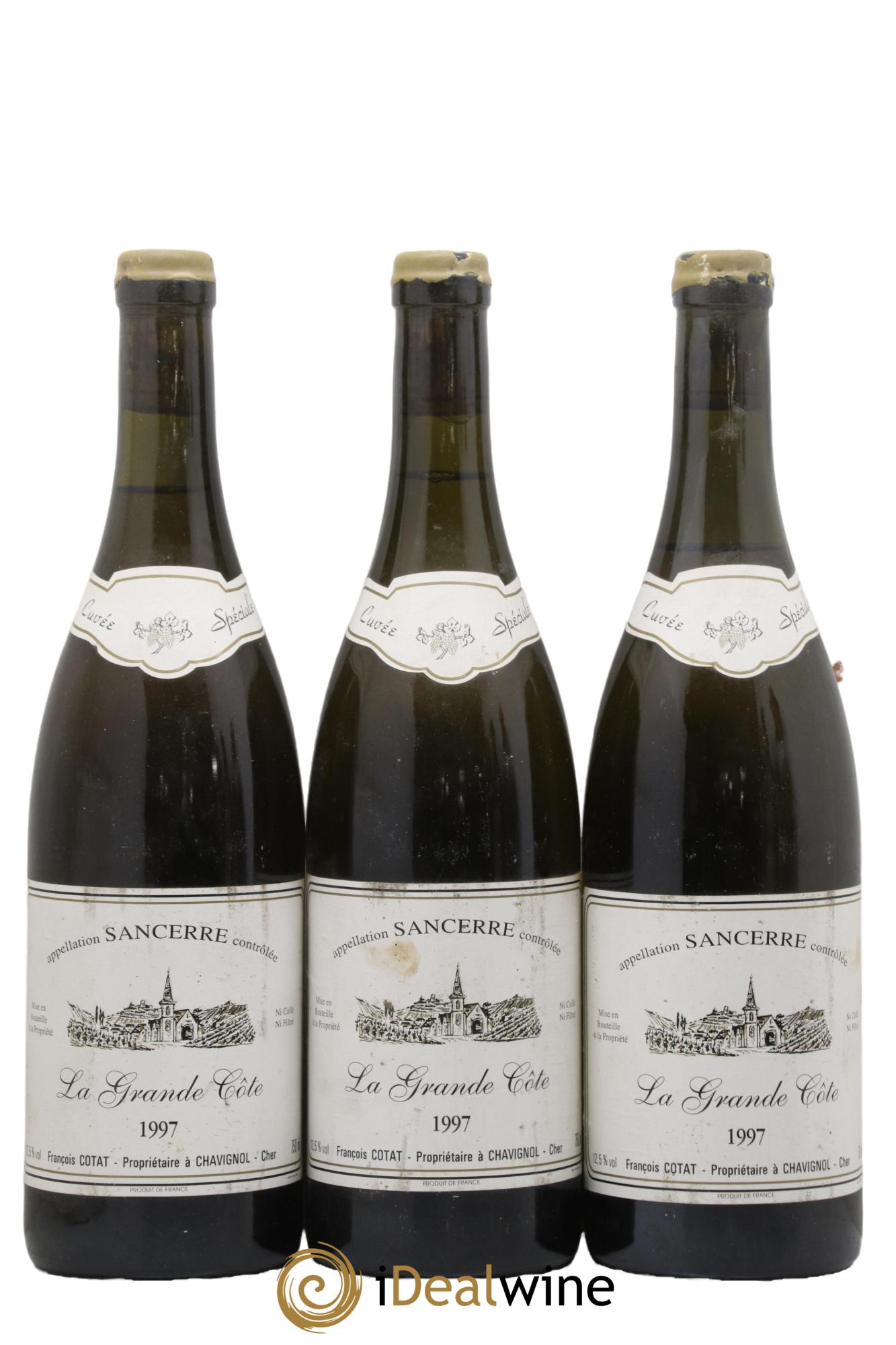 Sancerre La Grande Côte Cuvée Spéciale François Cotat 1997 - Lot de 3 bouteilles - 0