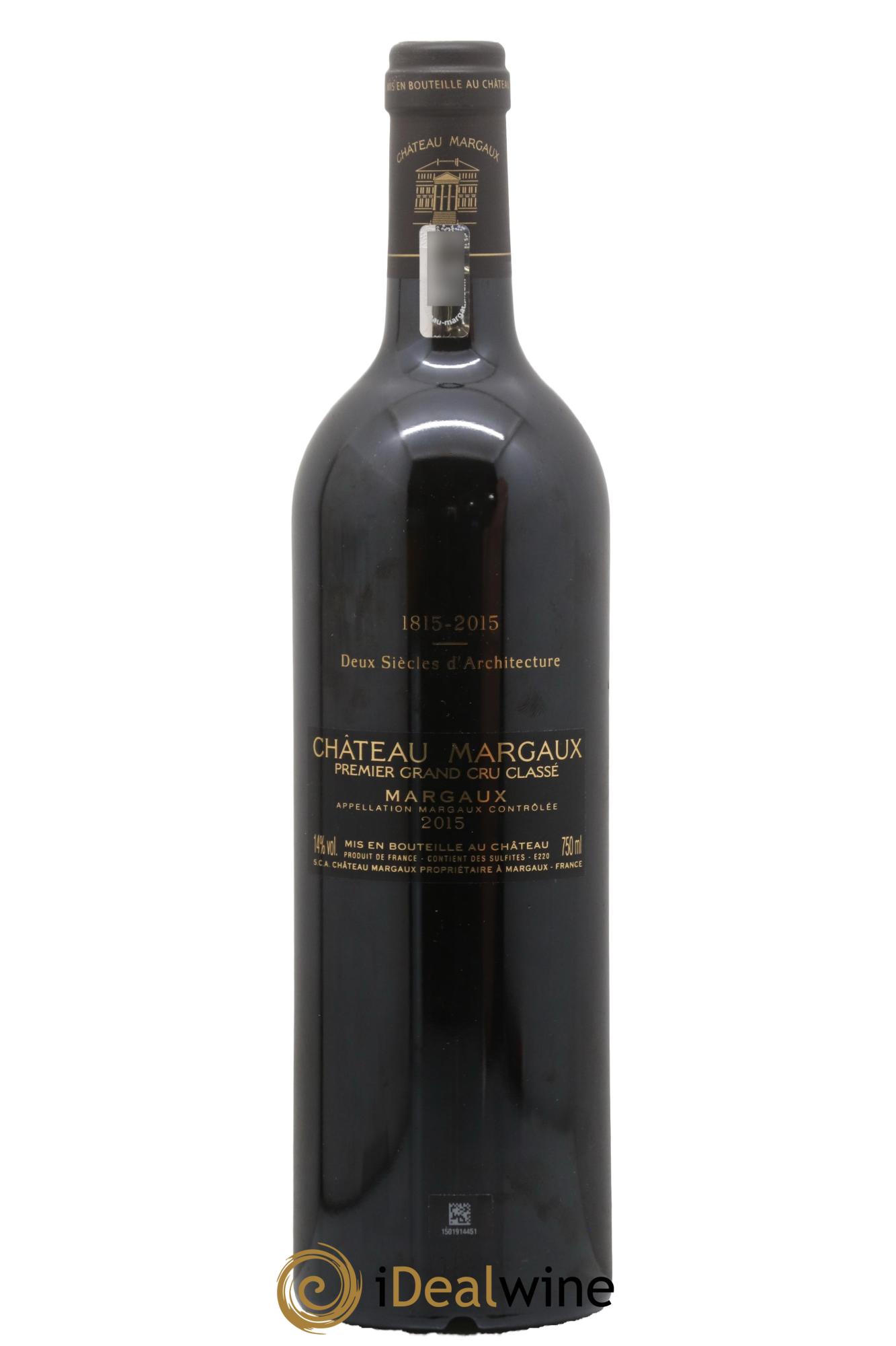 Château Margaux 1er Grand Cru Classé 2015 - Posten von 1 Flasche - 1