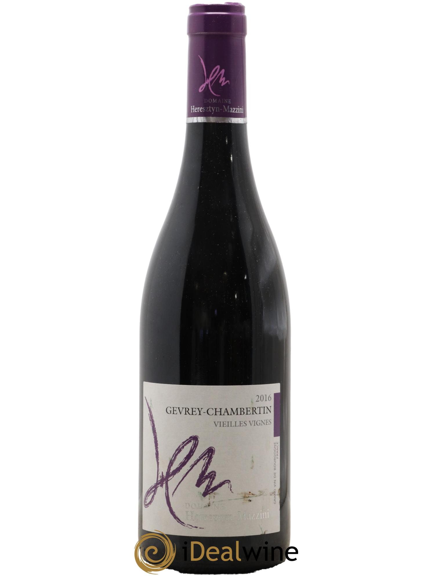 Gevrey-Chambertin Vieilles Vignes Domaine Heresztyn-Mazzini 2016 - Lot de 1 bouteille - 0