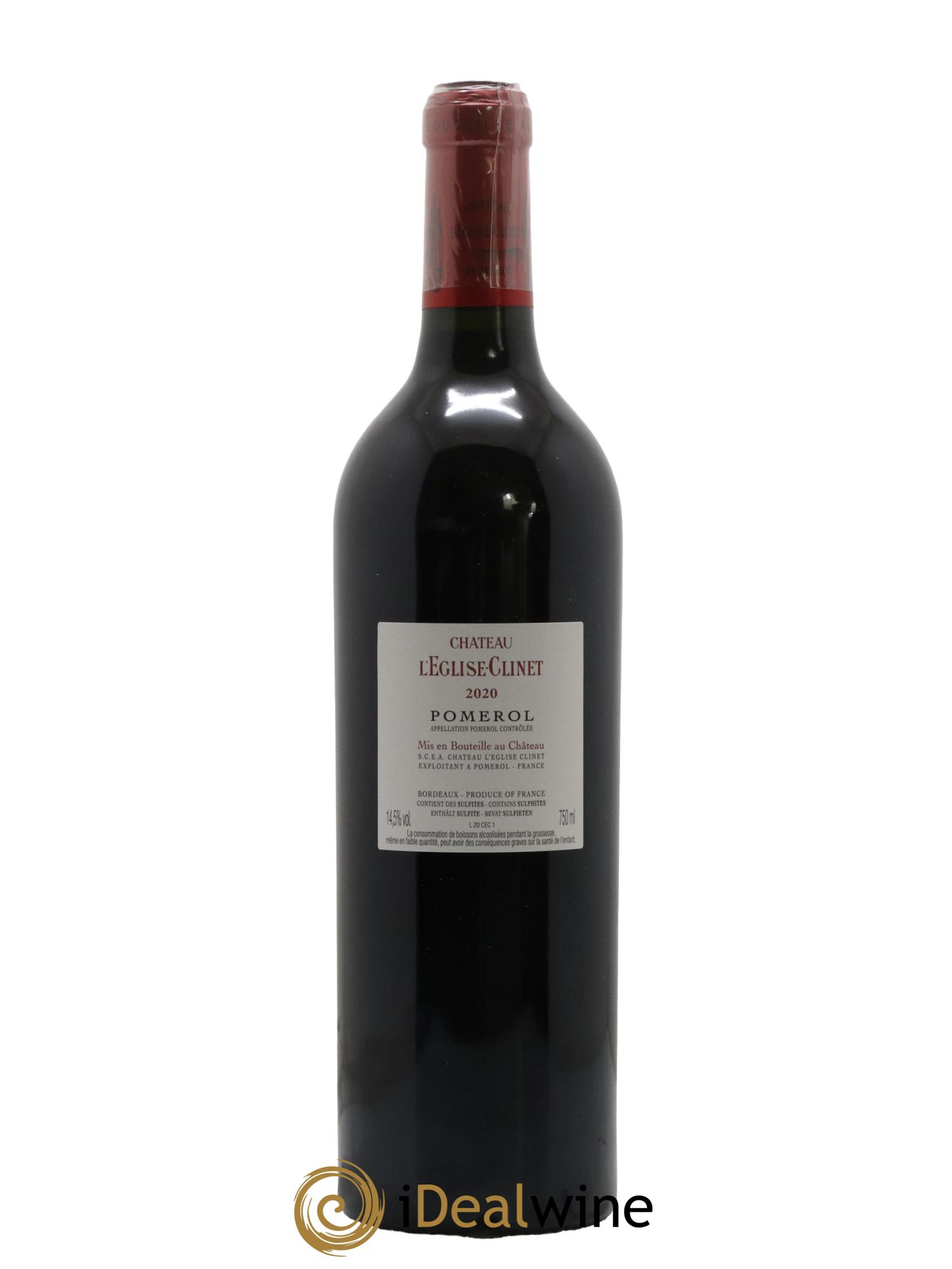 Château l' Église Clinet 2020 - Lot de 1 bouteille - 2