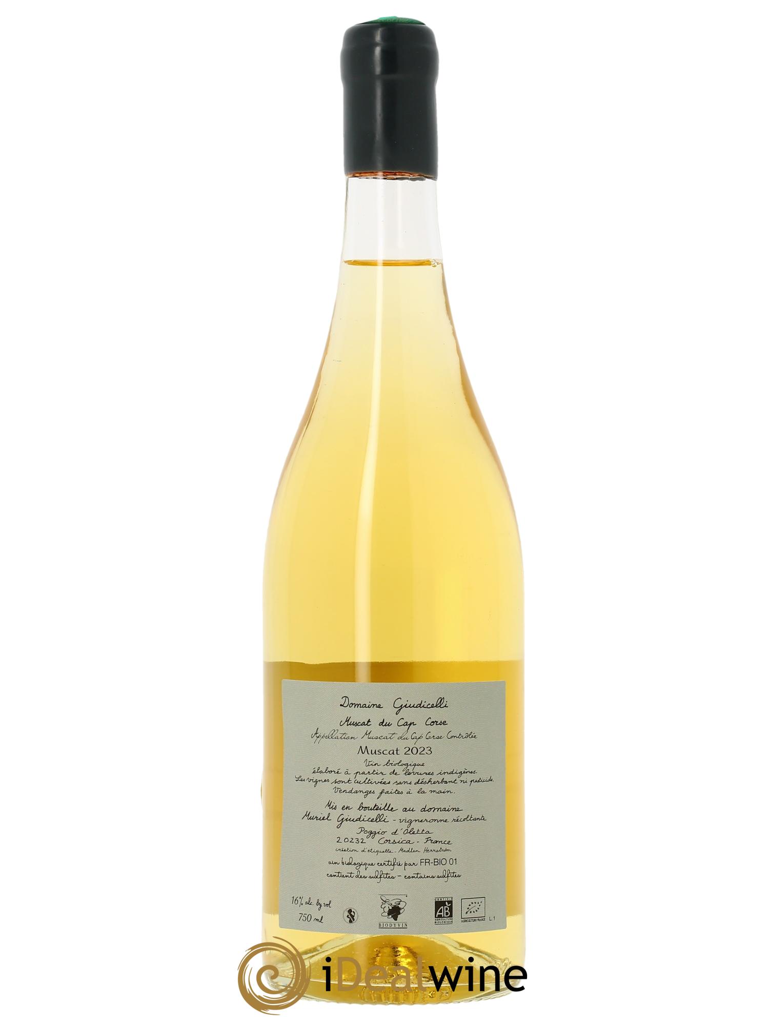 Muscat du Cap Corse Domaine Giudicelli  2023 - Lot de 1 bouteille - 1