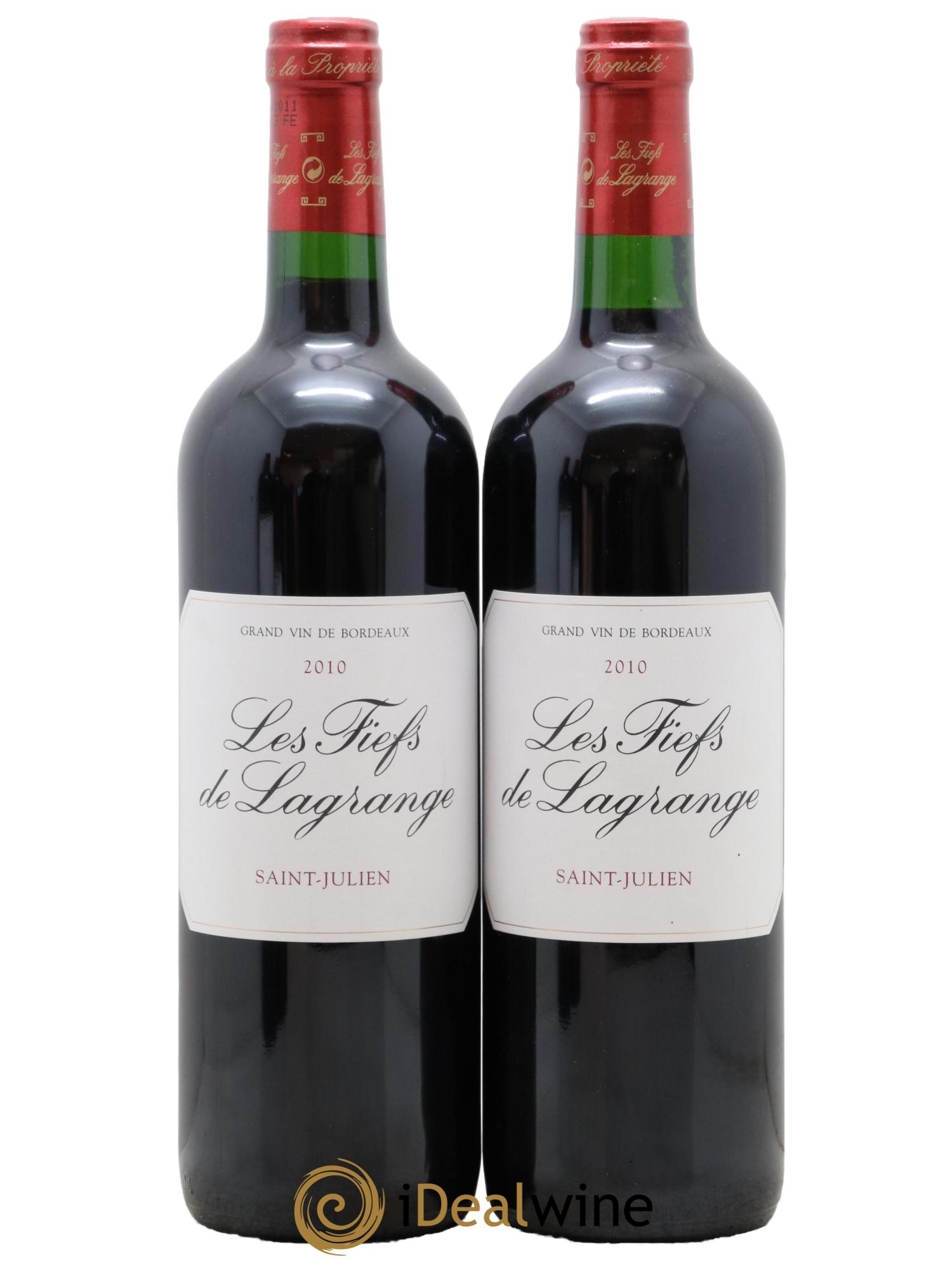 Les Fiefs de Lagrange Second Vin 2010 - Lotto di 2 bottiglie - 0