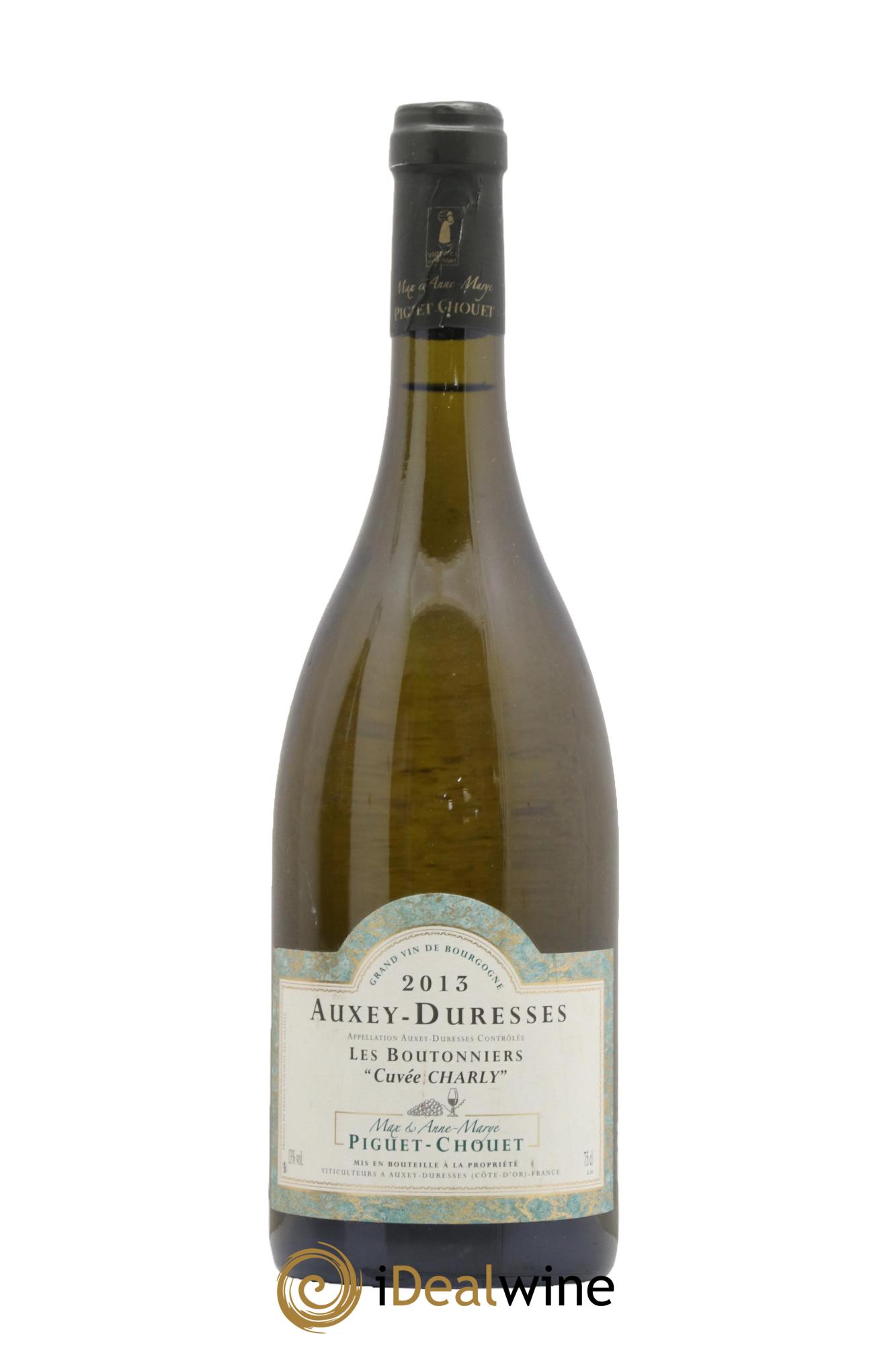 Auxey-Duresses Les Boutonniers Cuvee Charly Piguet-Chouet 2013 - Lot de 1 bouteille - 0