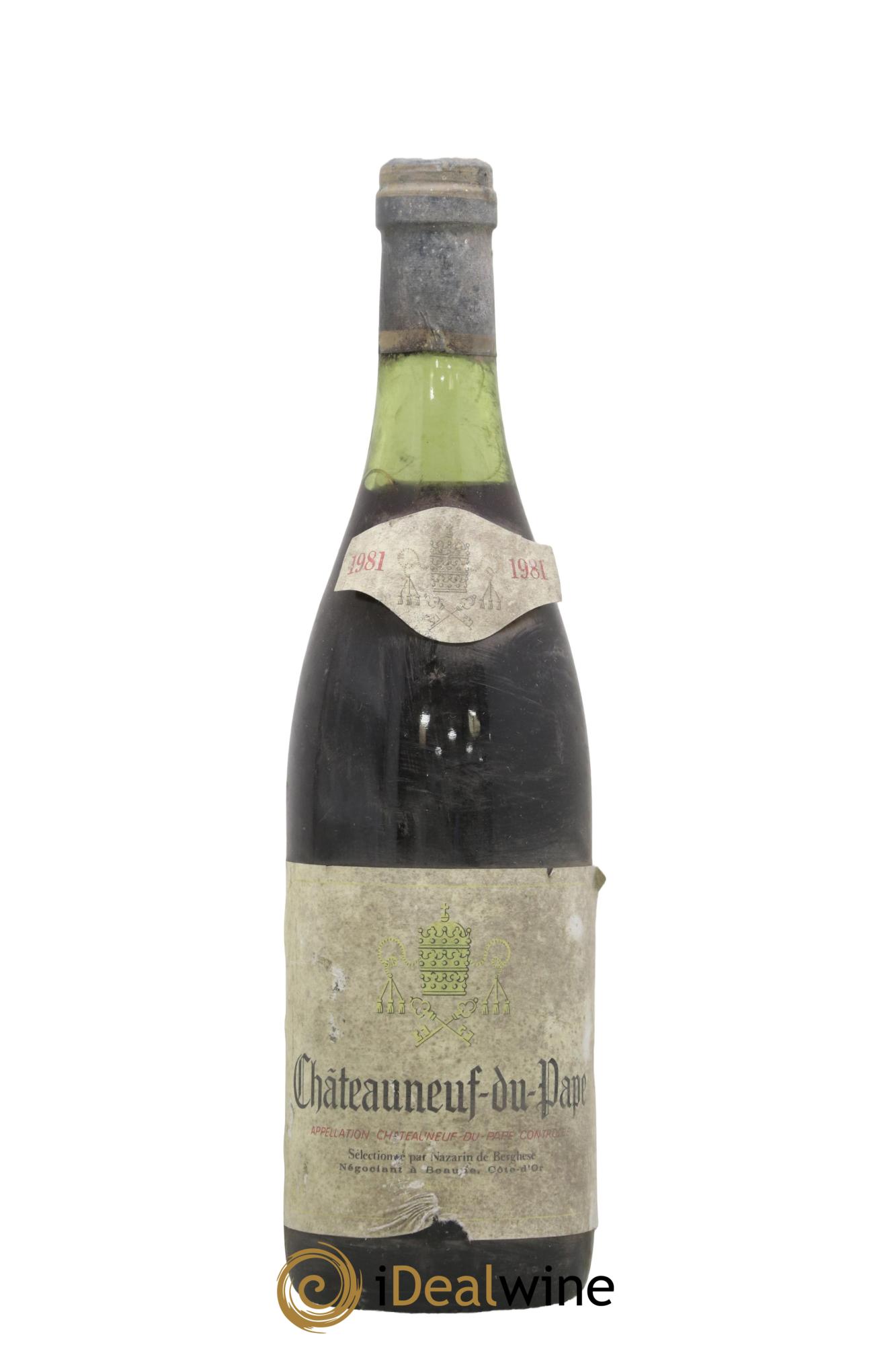 Châteauneuf-du-Pape Nazarin de Berghese 1981 - Lot de 1 bouteille - 0