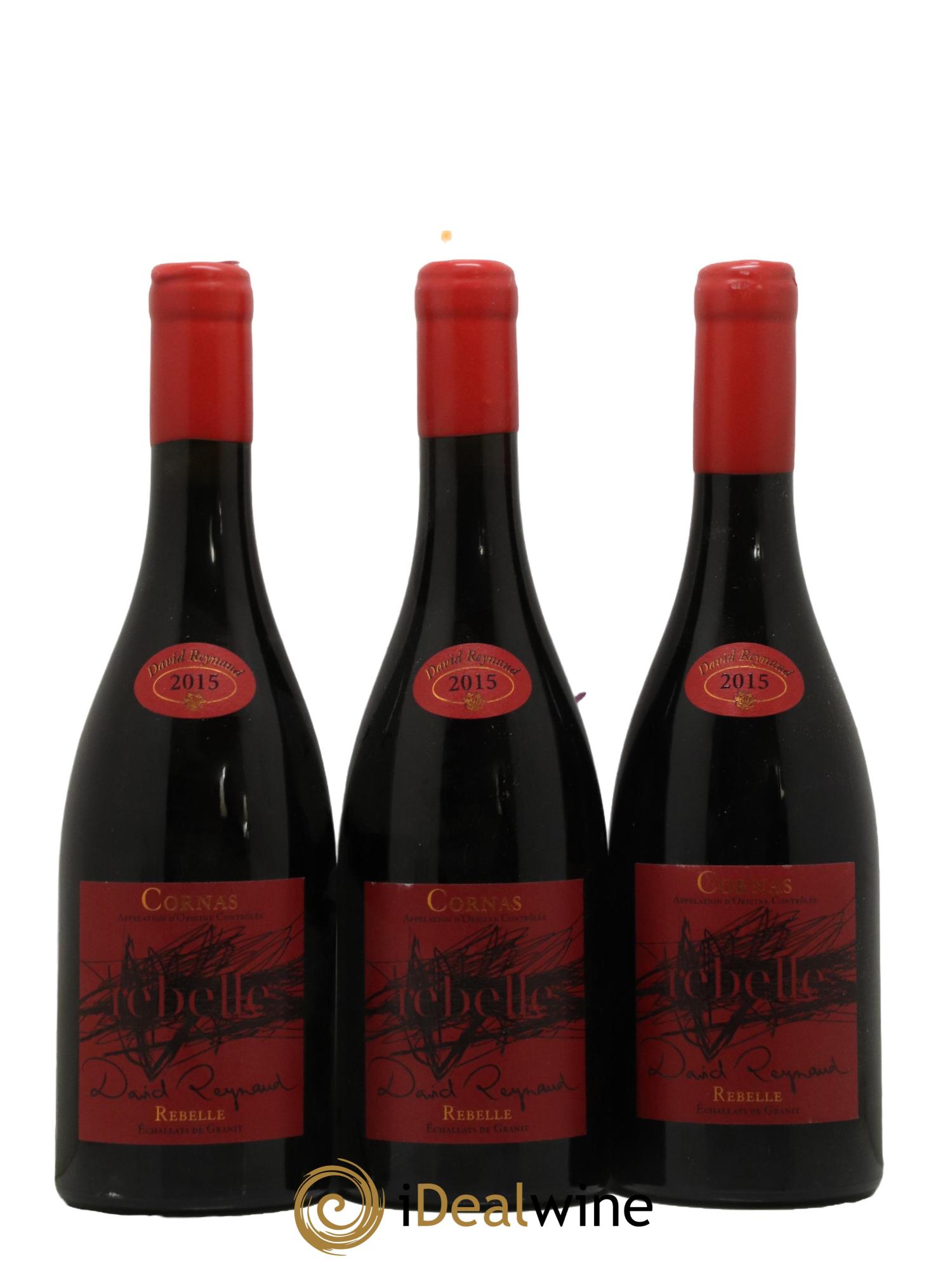 Cornas Rebelle David Reynaud 2015 - Posten von 3 Flaschen - 0