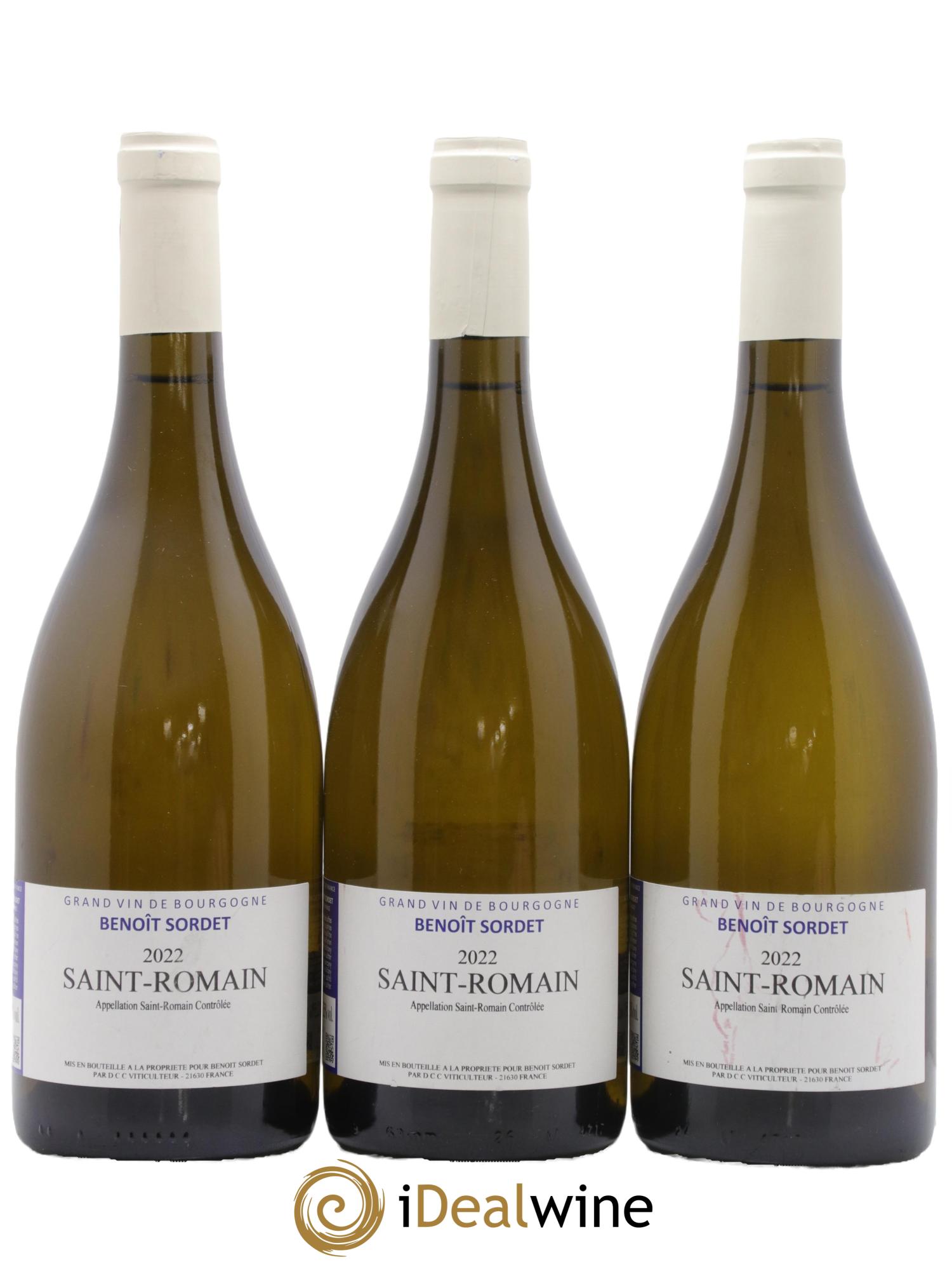 Saint-Romain Benoit Sordet 2022 - Lot de 3 bouteilles - 0