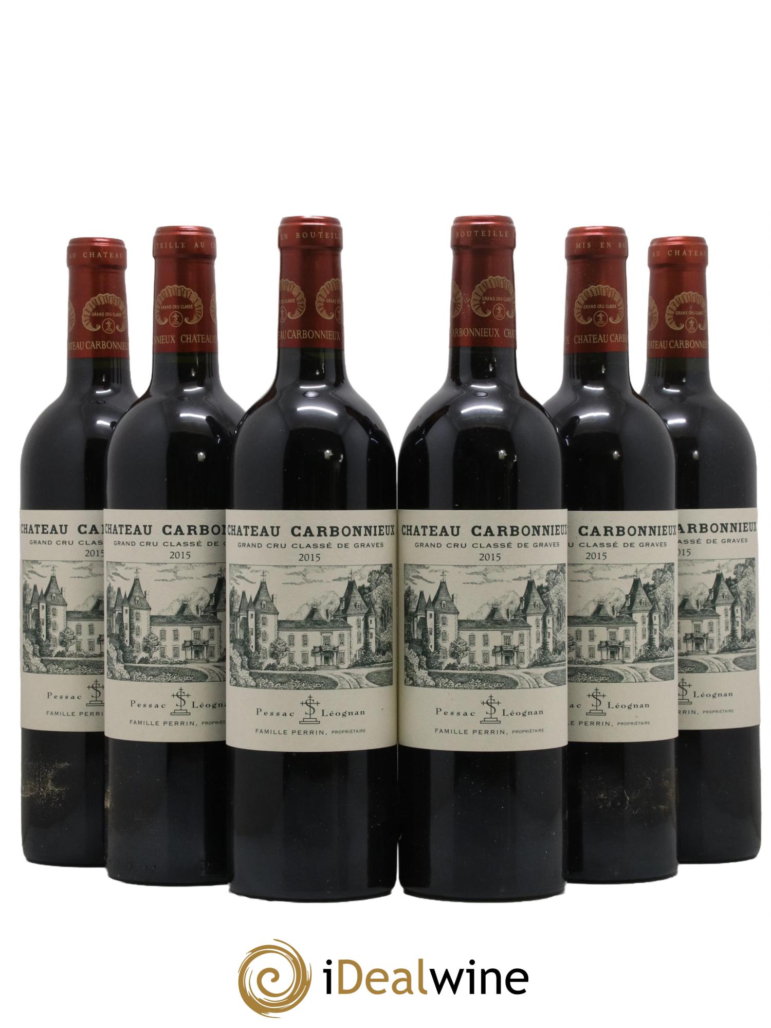 Château Carbonnieux Cru Classé de Graves 2015 - Lot de 6 bouteilles - 0