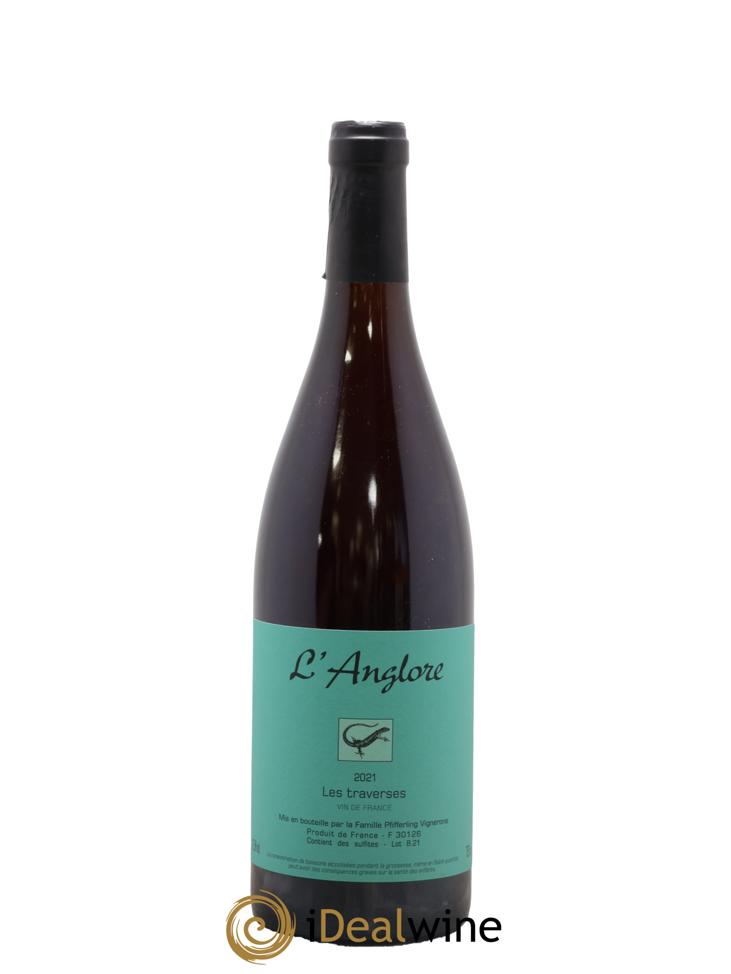 Vin de France Les Traverses L'Anglore 2021 - Lot de 1 bouteille - 0