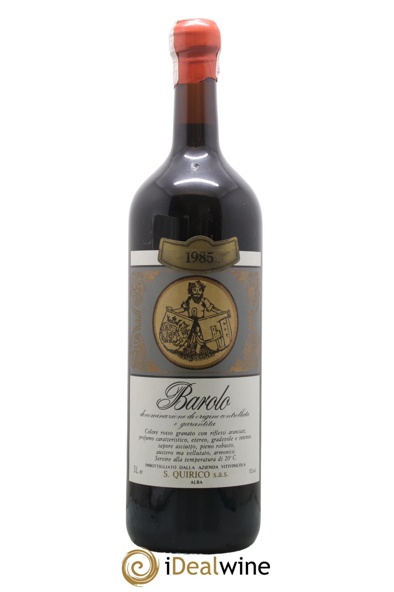 Barolo S. Quirico 1985 - Lot de 1 double magnum - 0