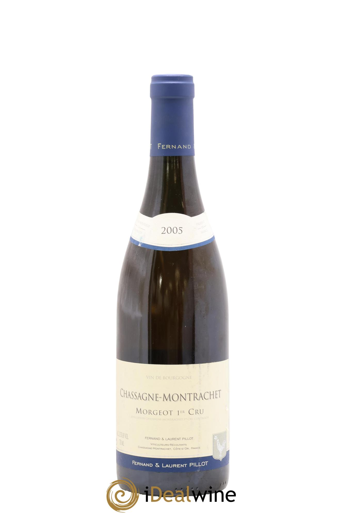 Chassagne-Montrachet 1er Cru Morgeot Fernand et Laurent Pillot 2005 - Lote de 1 botella - 0