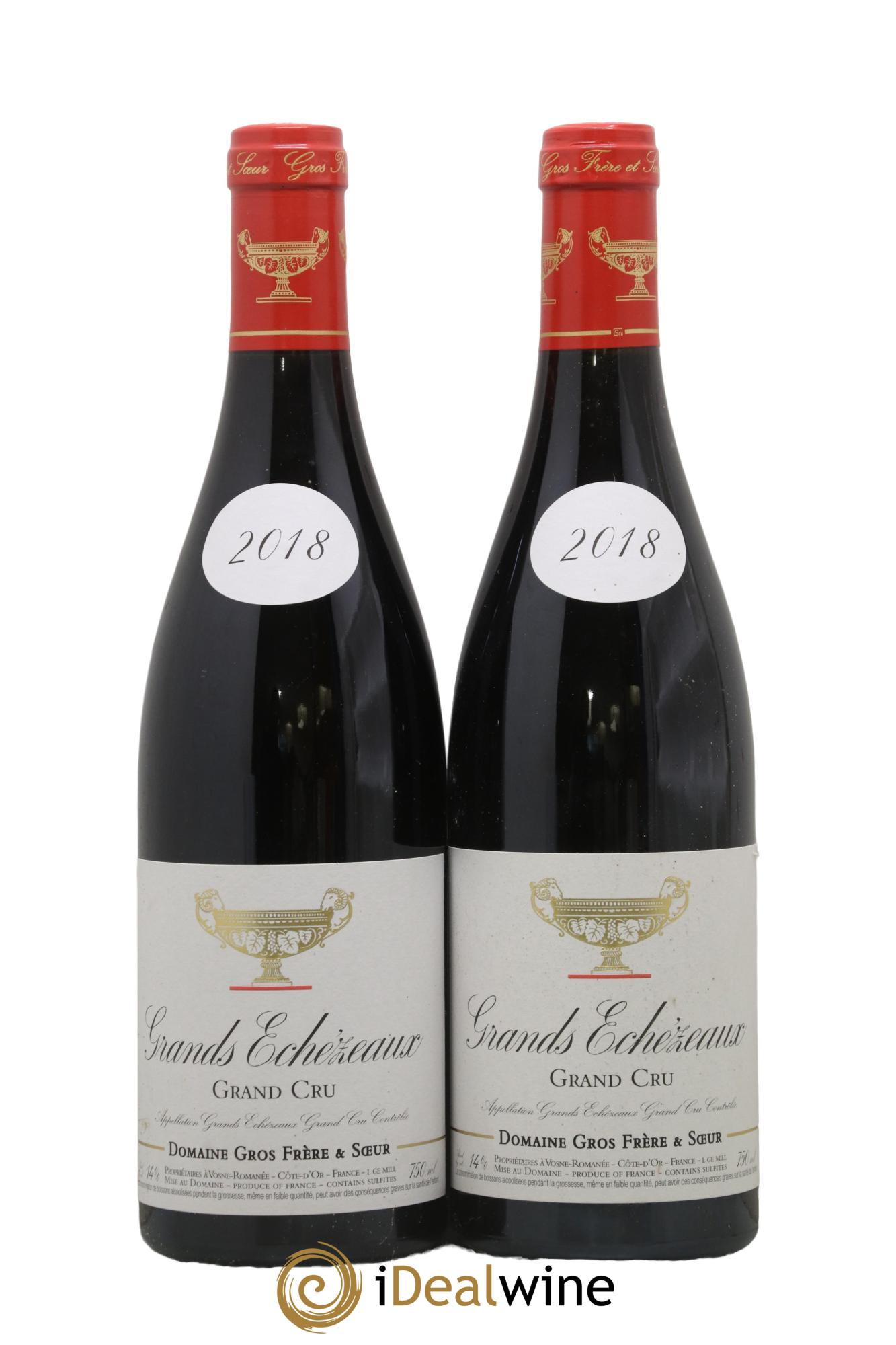 Grands-Echezeaux Grand Cru Gros Frère & Soeur 2018 - Posten von 2 Flaschen - 0