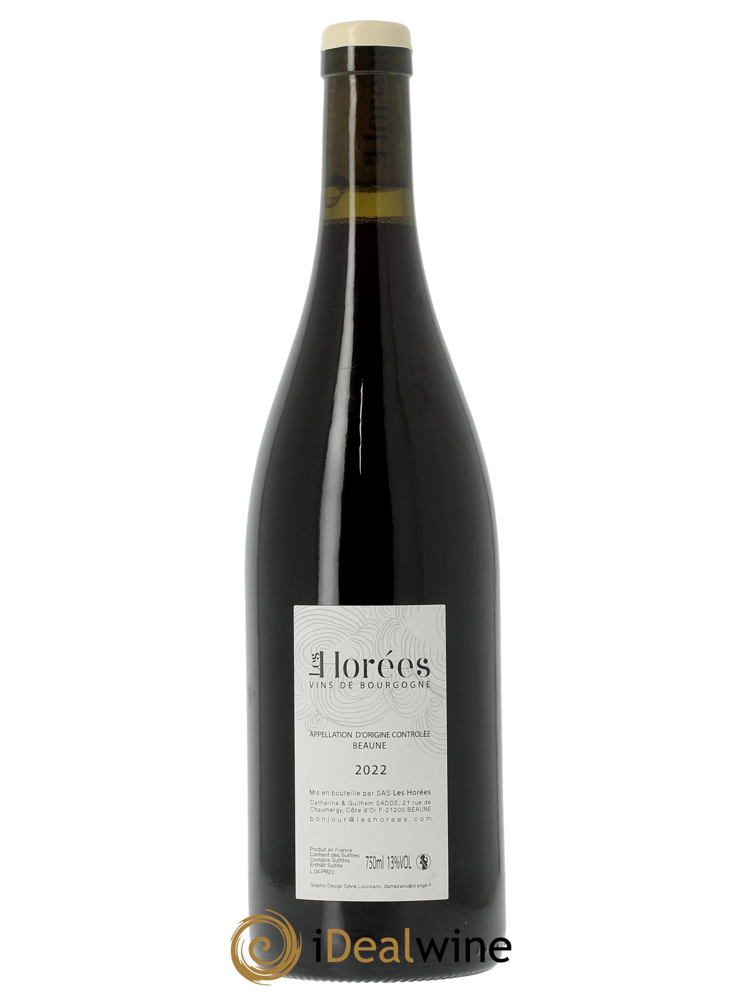 Beaune Les Prévolles Les Horées  2022 - Lot de 1 bouteille - 1