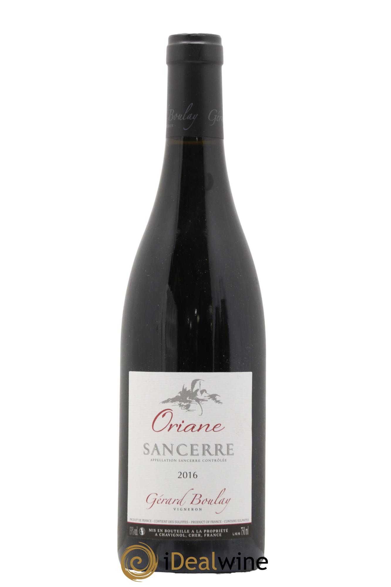 Sancerre Oriane Gérard Boulay 2016 - Lot de 1 bouteille - 0