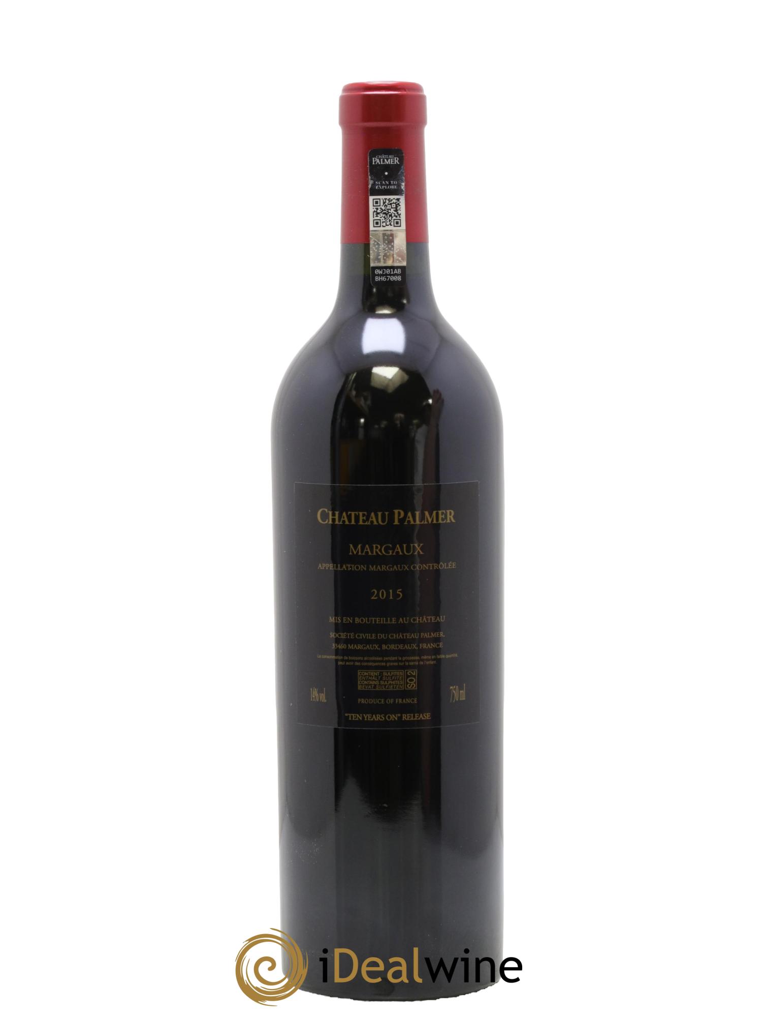 Château Palmer 3ème Grand Cru Classé 2015 - Lot de 1 bouteille - 2