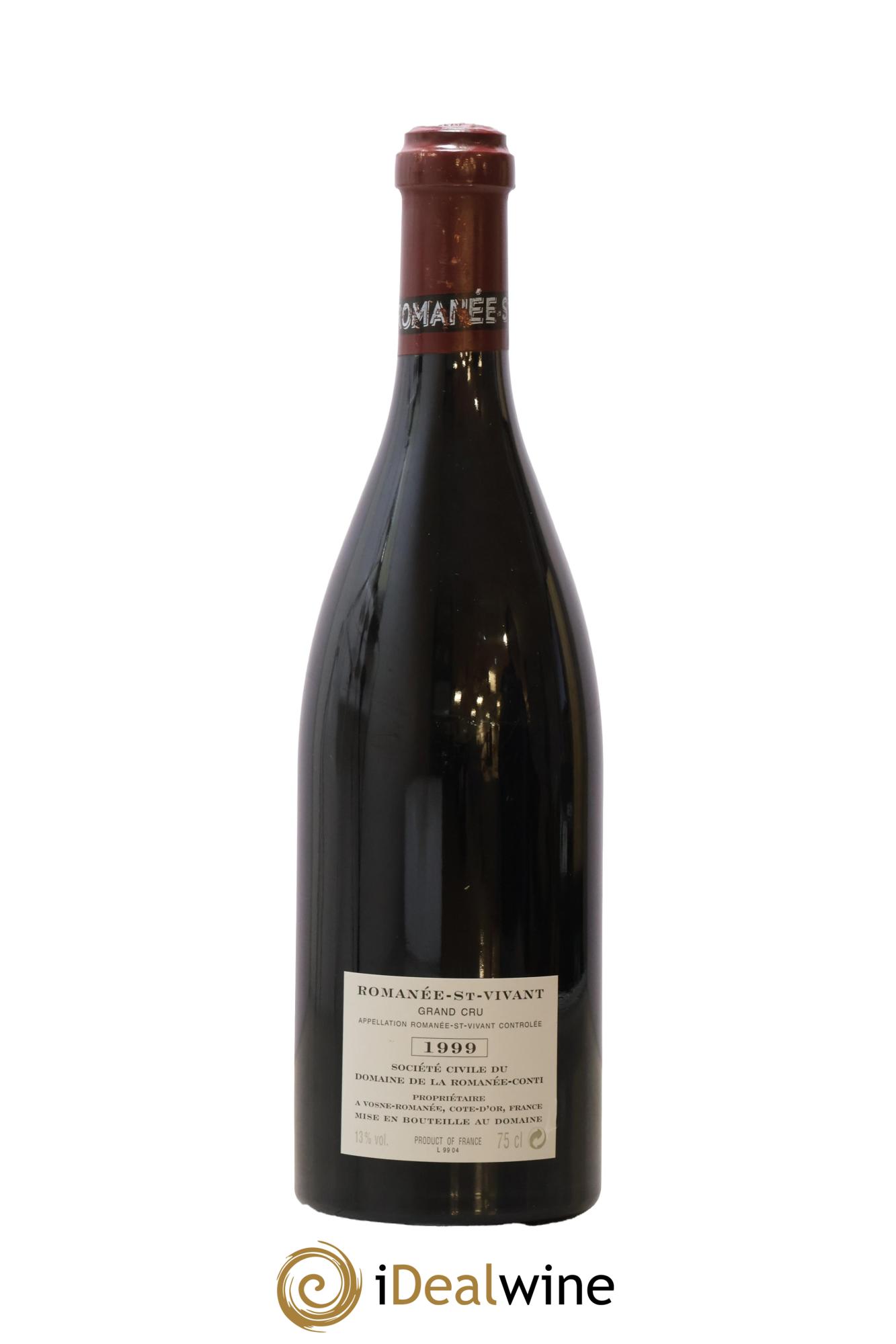 Romanée-Saint-Vivant Grand Cru Domaine de la Romanée-Conti 1999 - Lotto di 1 bottiglia - 1