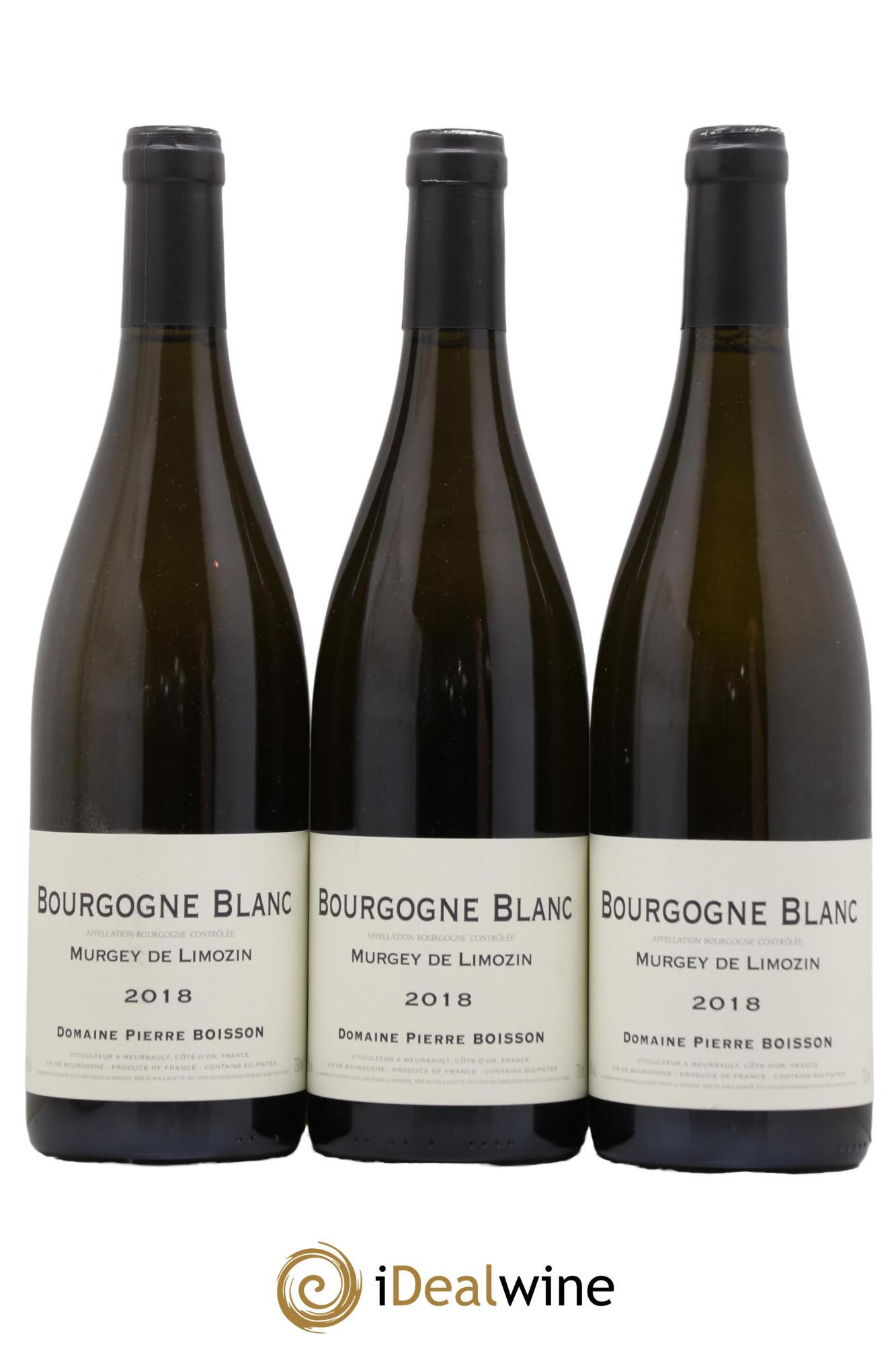 Bourgogne Murgey de Limozin Pierre Boisson (Domaine) 2018 - Lot de 3 bouteilles - 0