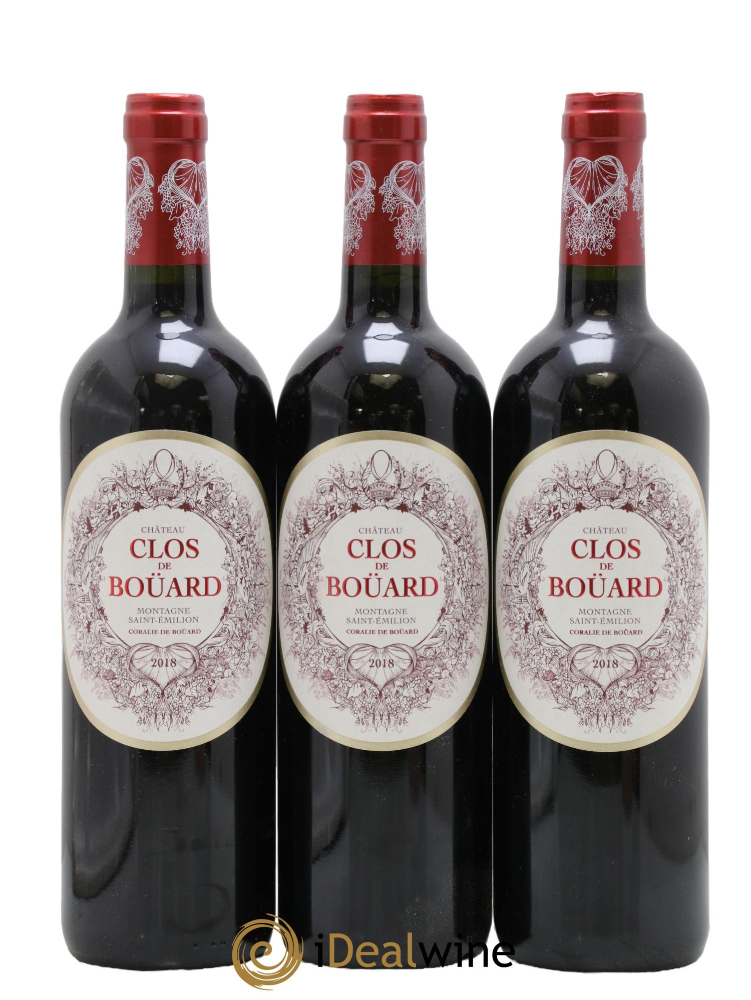 Château Clos de Boüard 2018 - Lot de 3 bouteilles - 0