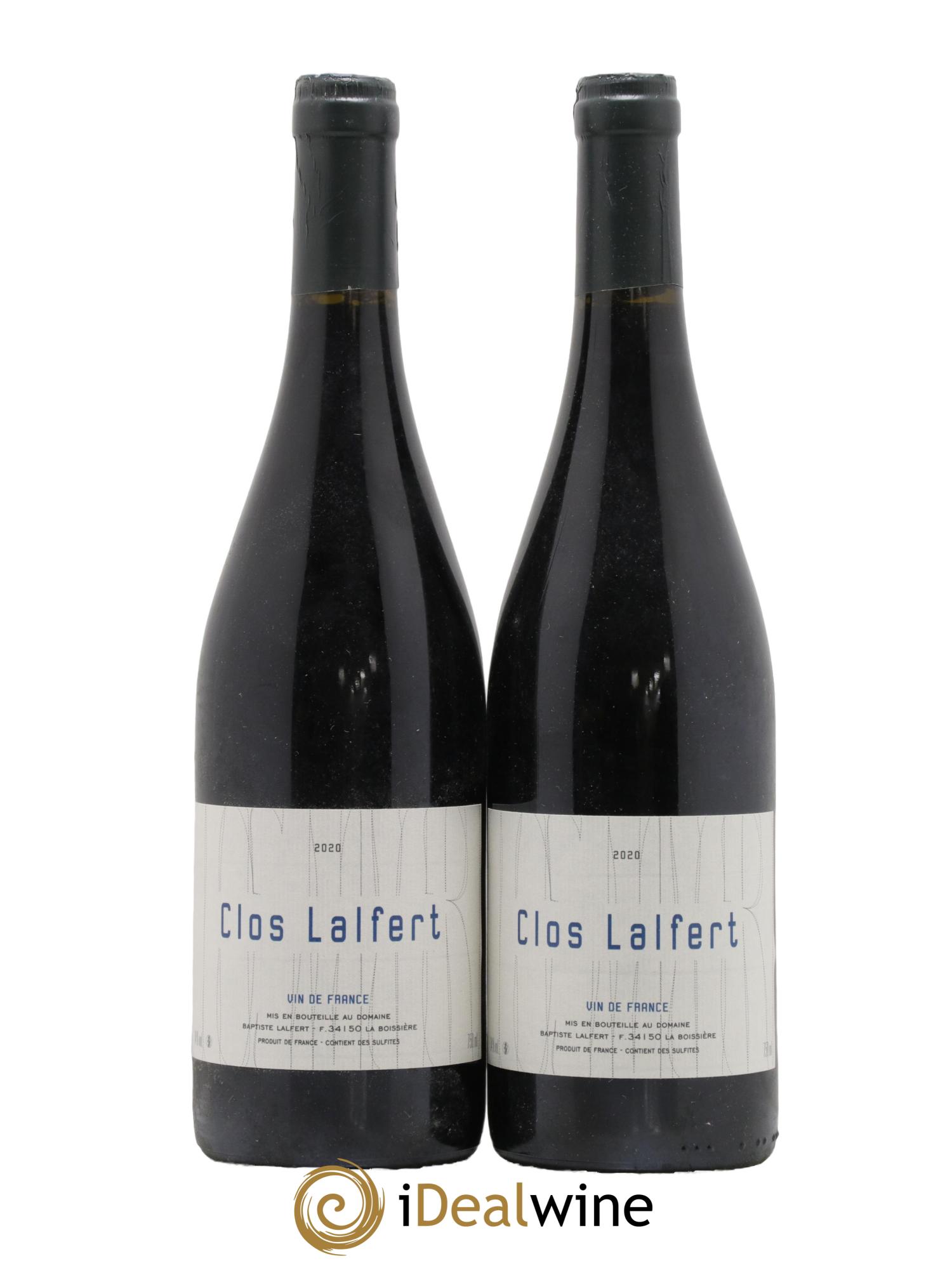 Vin de France Clos Lalfert - Baptiste Lalfert 2020 - Lot de 2 bouteilles - 0