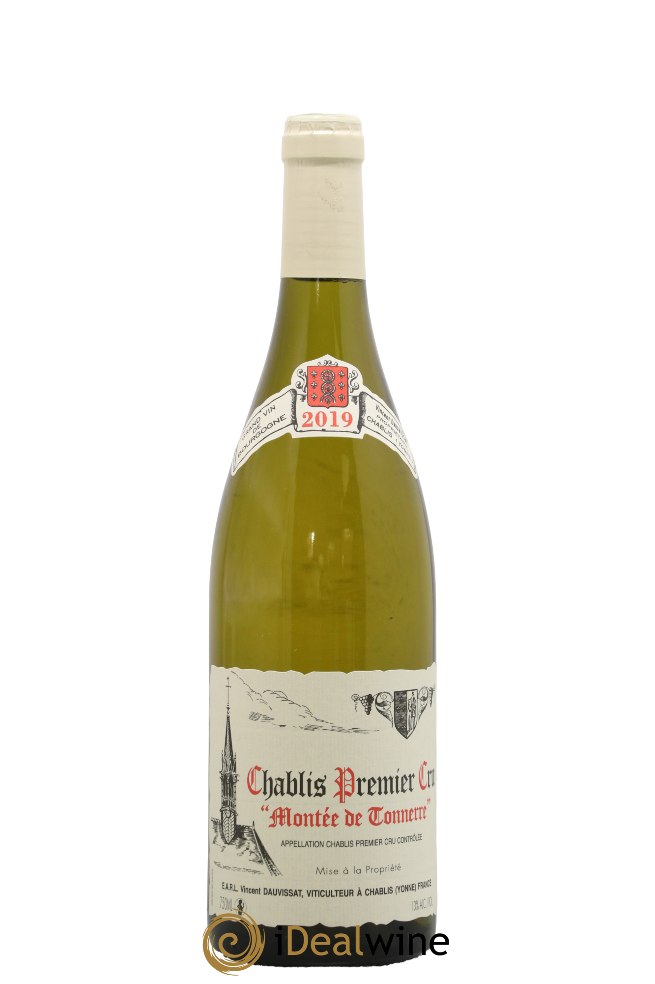 Chablis 1er Cru Montée de Tonnerre Vincent Dauvissat (Domaine) 2019 - Lot de 1 bouteille - 0