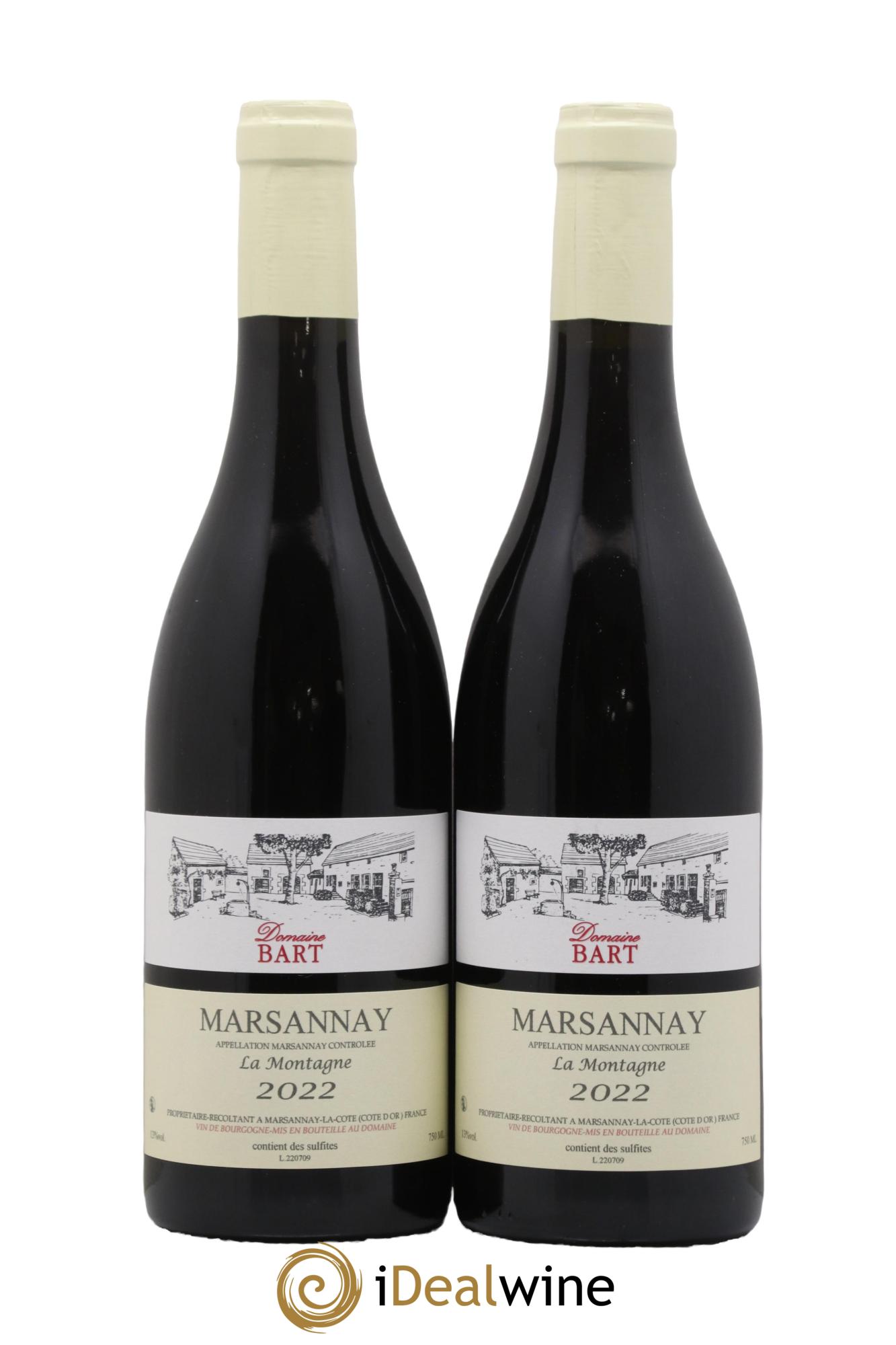 Marsannay La Montagne Bart 2022 - Posten von 2 Flaschen - 0