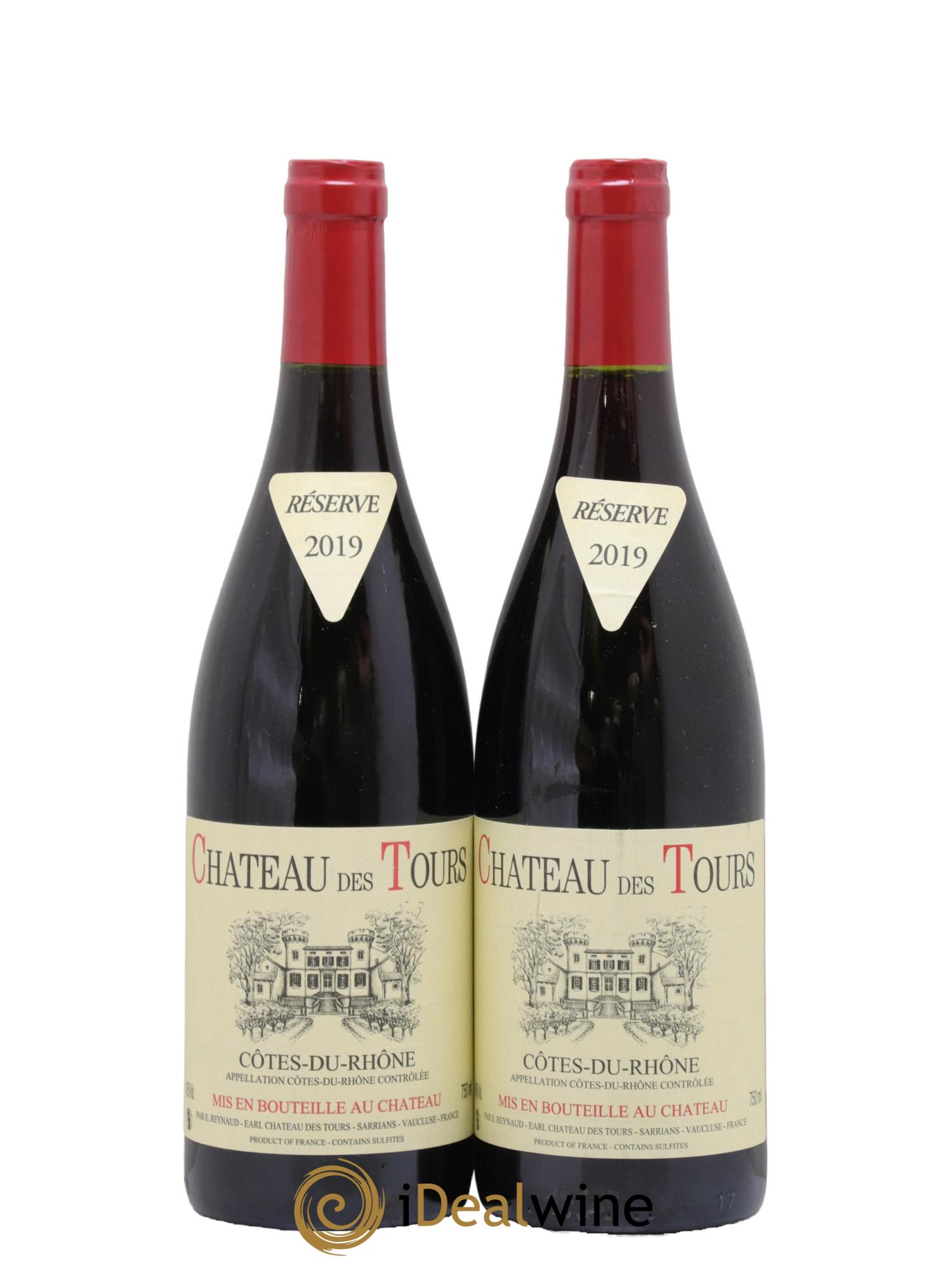 Côtes-du-Rhône Château des Tours Emmanuel Reynaud 2019 - Posten von 2 Flaschen - 0