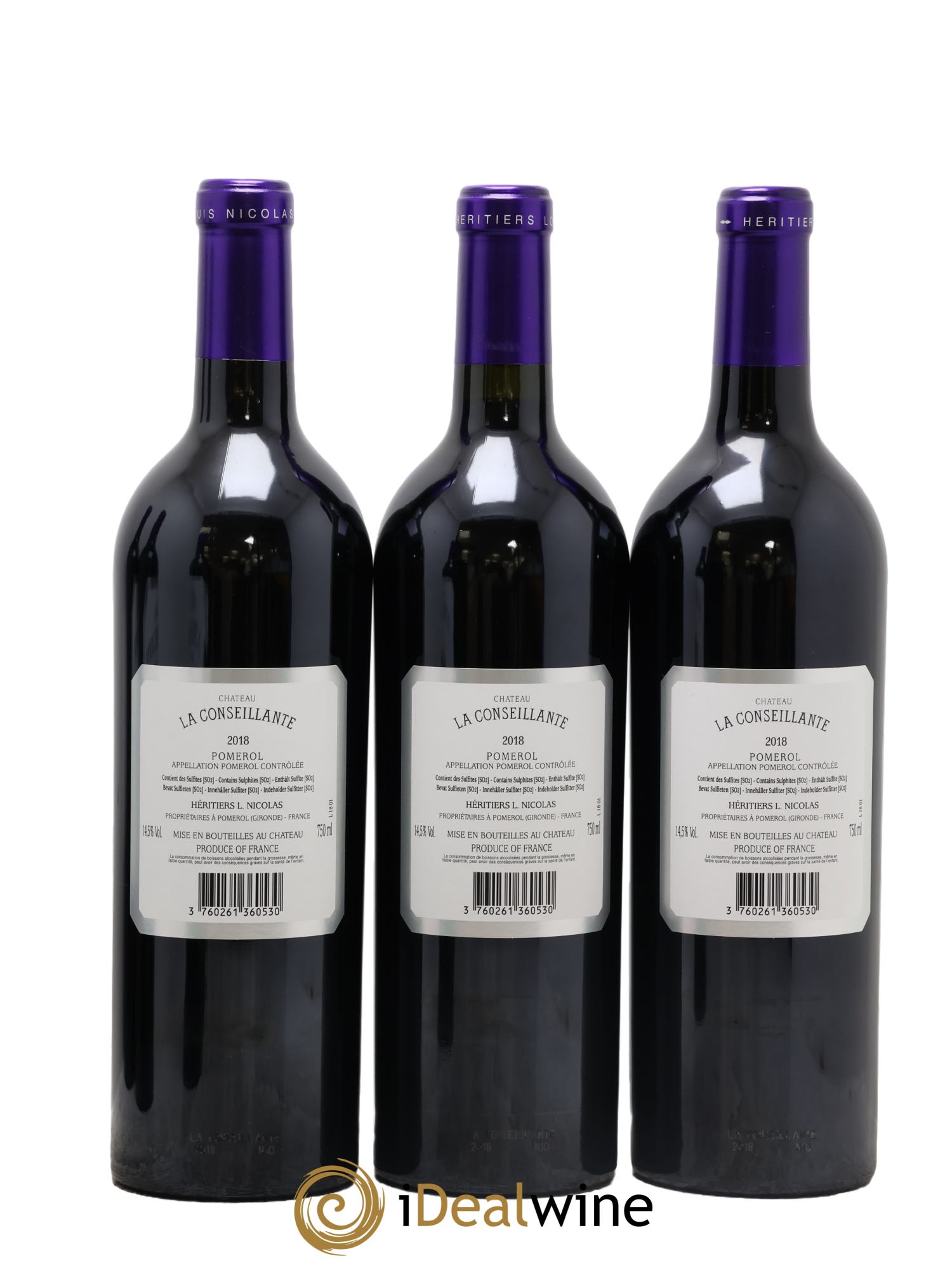 Château la Conseillante 2018 - Lot of 6 bottles - 2