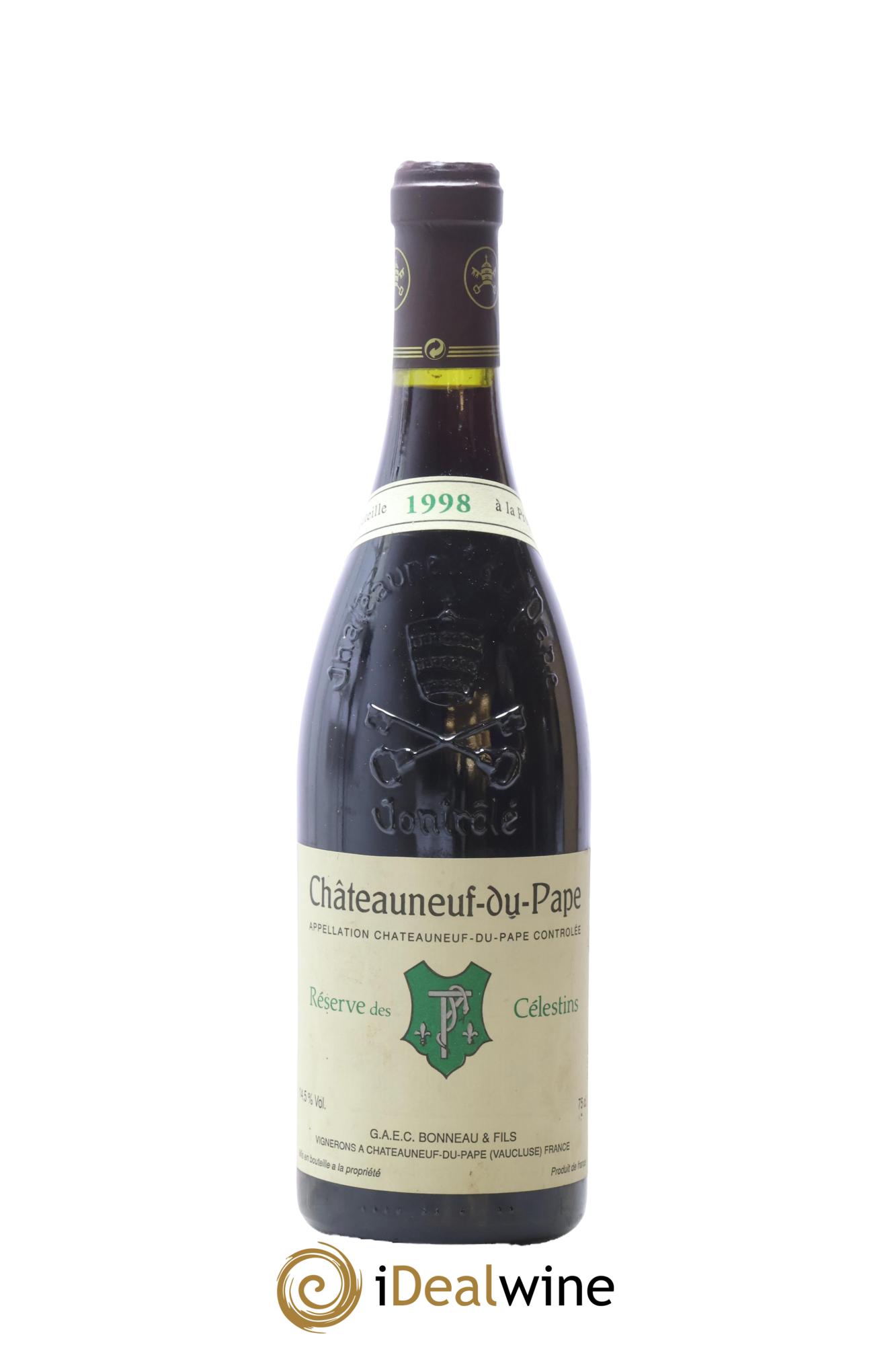 Châteauneuf-du-Pape Réserve des Célestins Henri Bonneau & Fils 1998 - Posten von 1 Flasche - 0