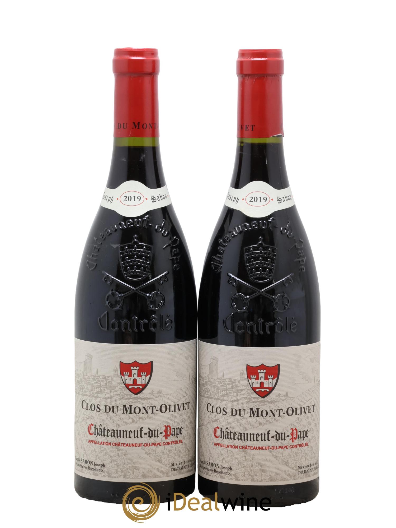 Châteauneuf-du-Pape Clos du Mont-Olivet 2019 - Lot de 2 bouteilles - 0