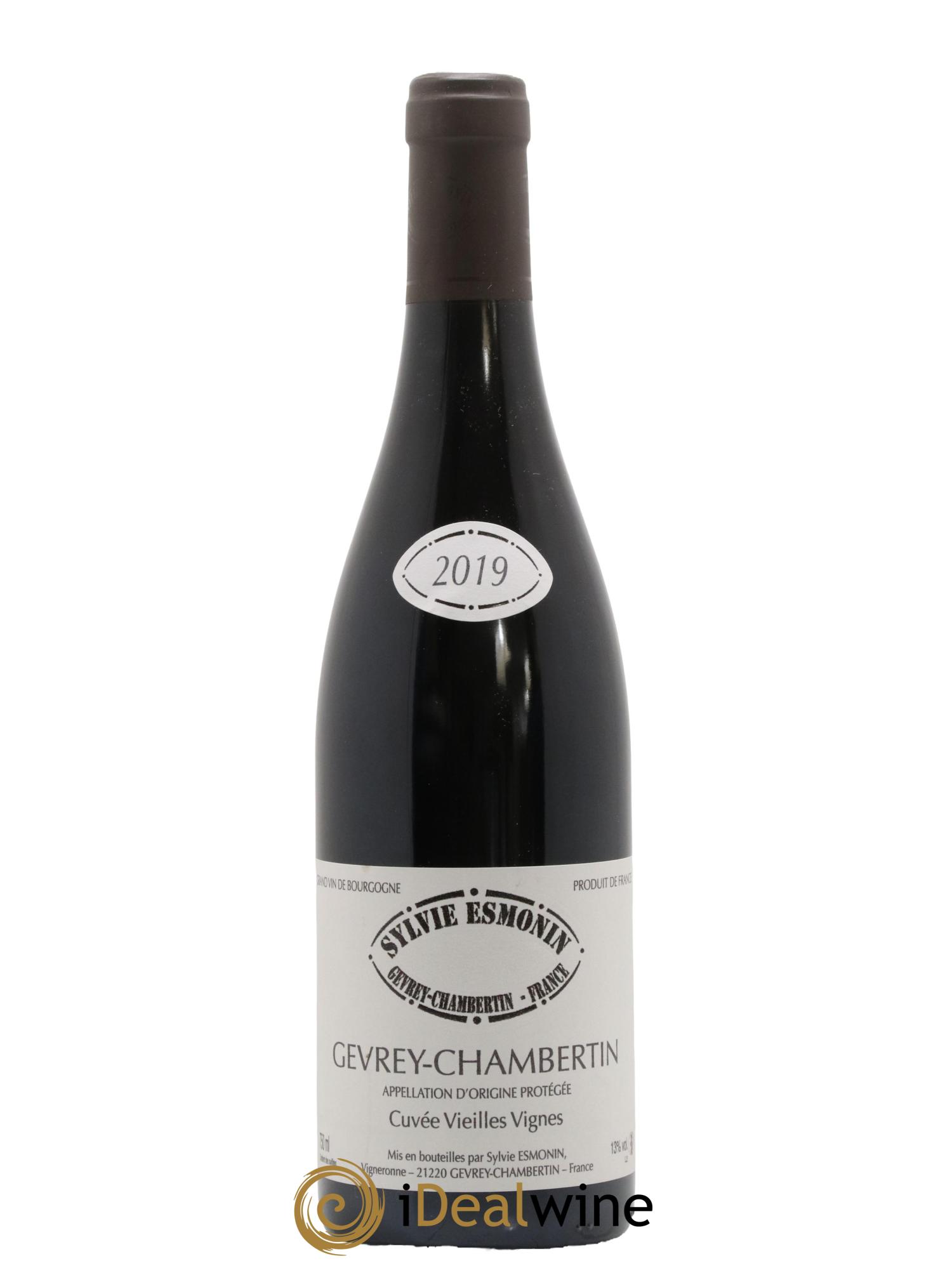 Gevrey-Chambertin Vieilles Vignes Sylvie Esmonin 2019 - Lot de 1 bouteille - 0