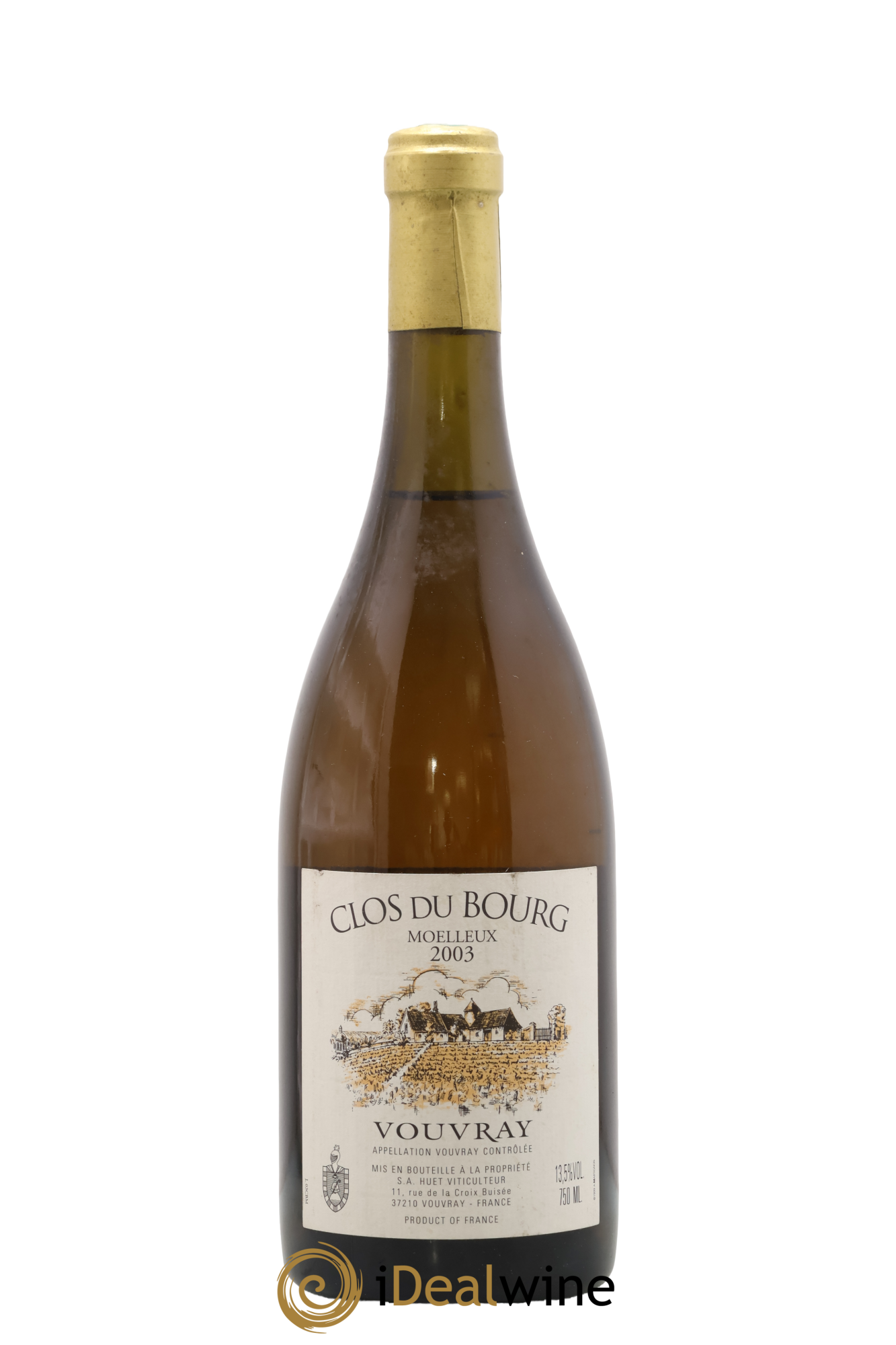 Vouvray Clos du Bourg Moelleux Domaine Huet 2003 - Lot of 1 bottle - 0
