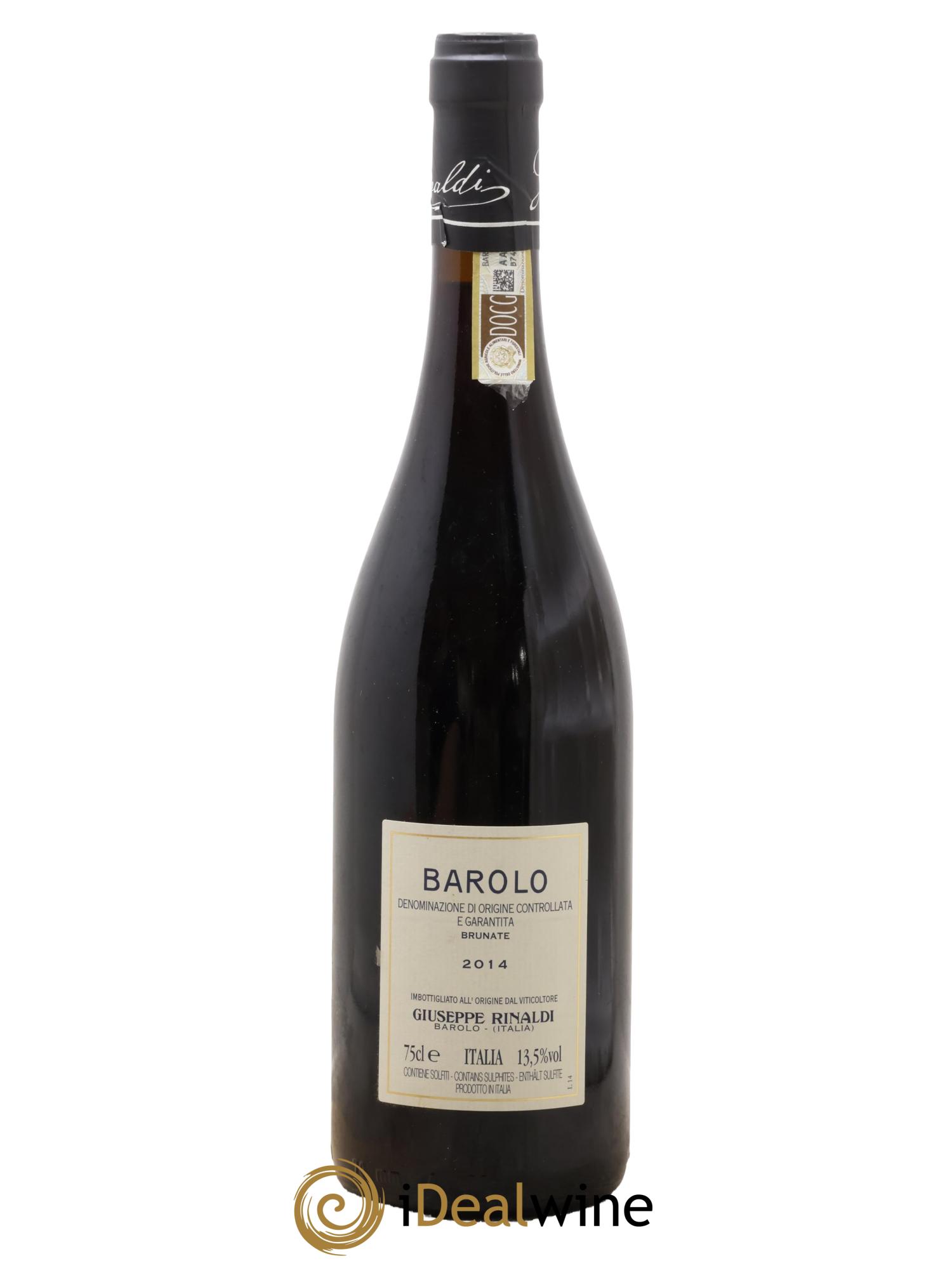 Barolo DOCG Brunate Giuseppe Rinaldi 2014 - Lot of 1 bottle - 1