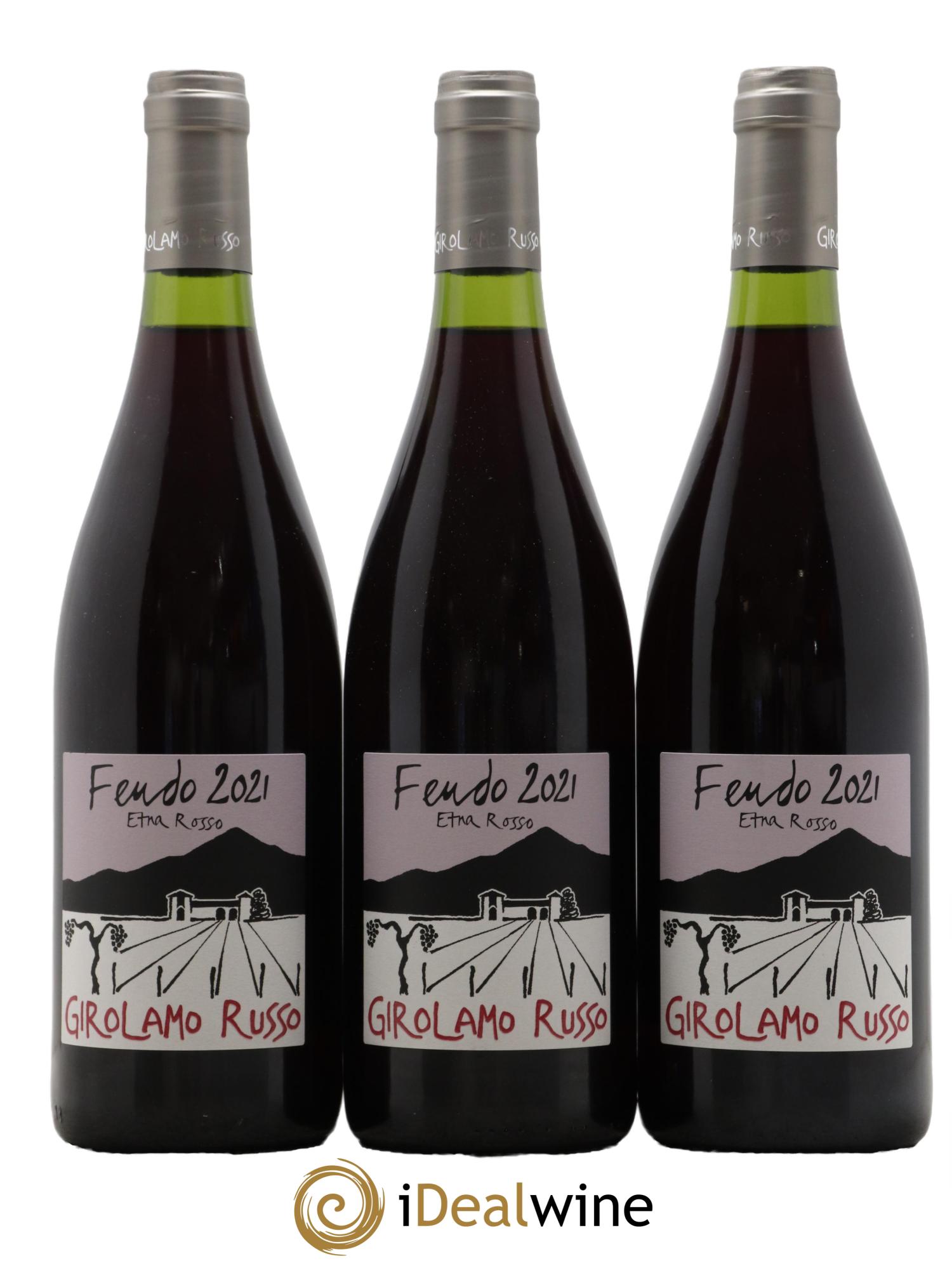 Italie Etna Feudo di Mezzo Girolamo Russo 2021 - Lot de 3 bouteilles - 0