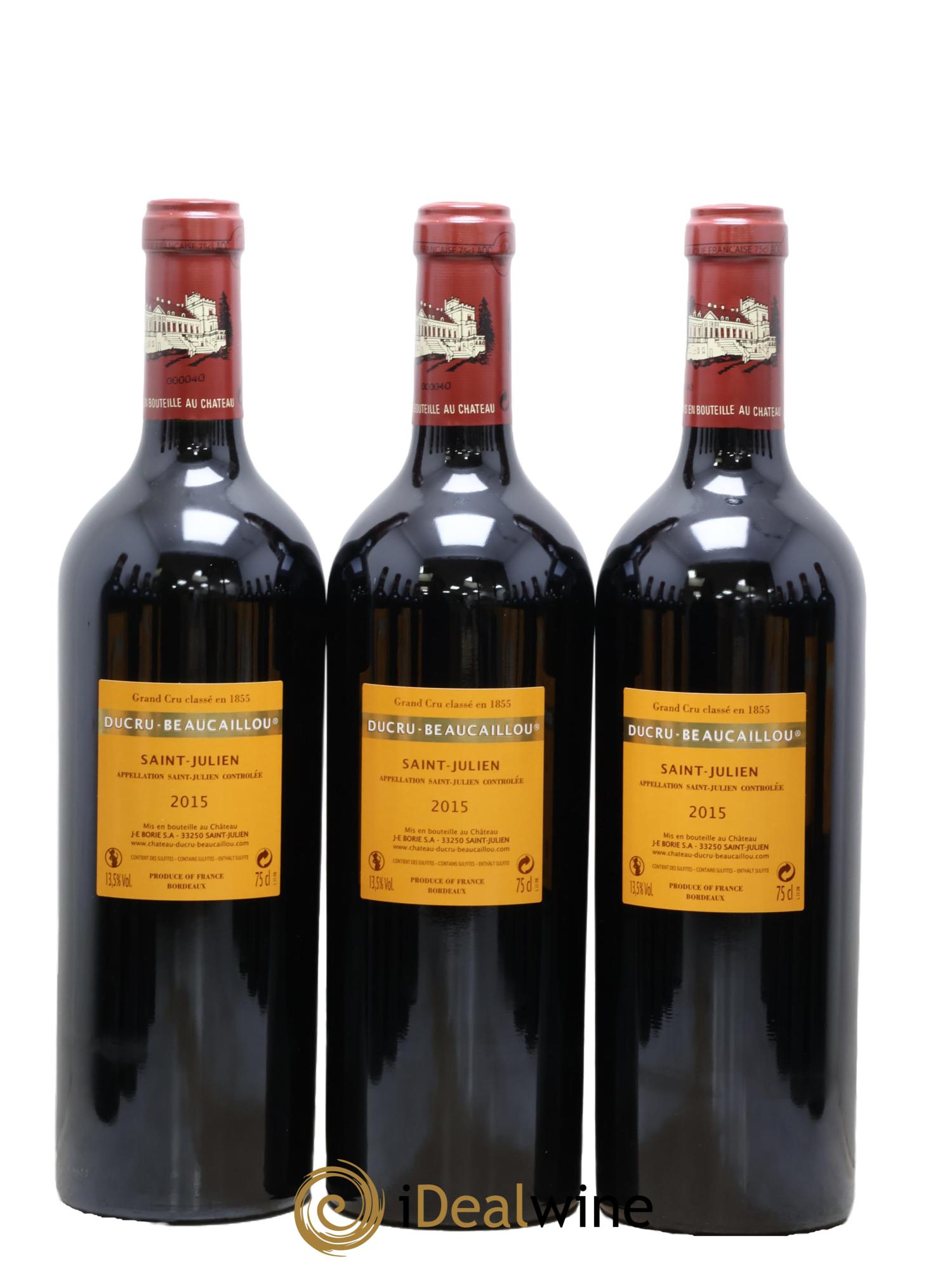 Château Ducru Beaucaillou 2ème Grand Cru Classé 2015 - Lot de 12 bouteilles - 2