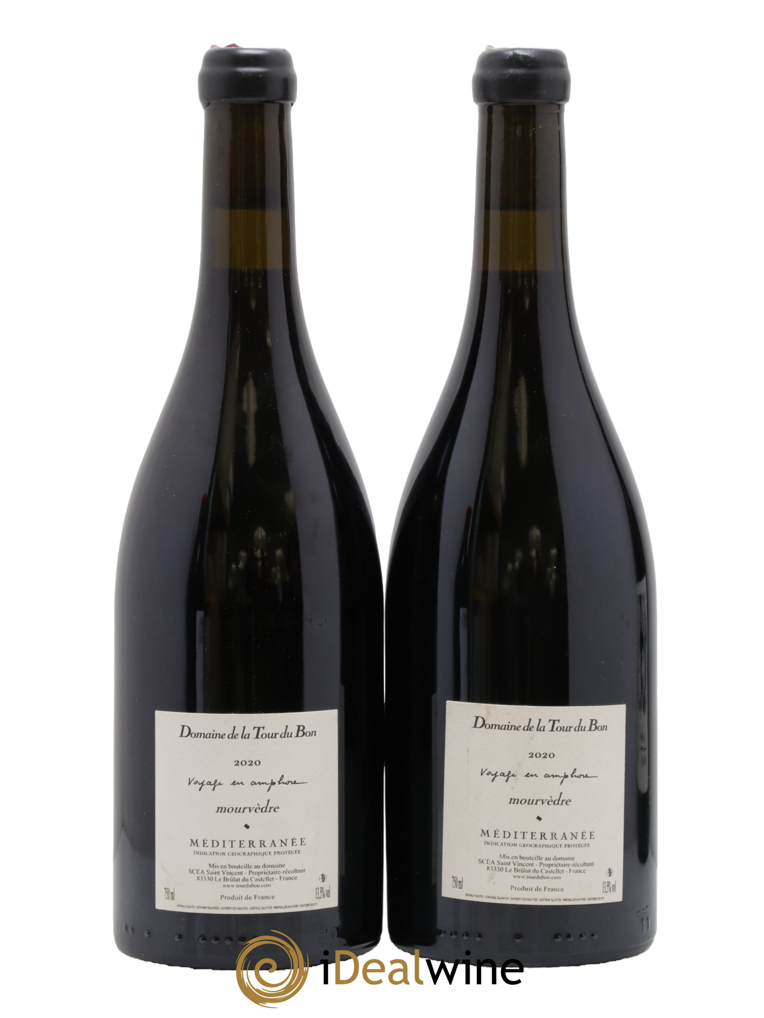 Méditerranée La Tour du Bon En Sol Agnès Henry 2020 - Lot of 2 bottles - 1