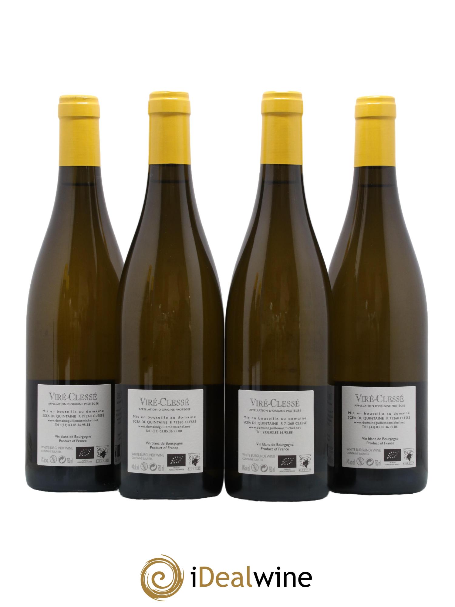 Viré-Clessé Quintaine Domaine Guillemot-Michel 2020 - Lot de 4 bouteilles - 1