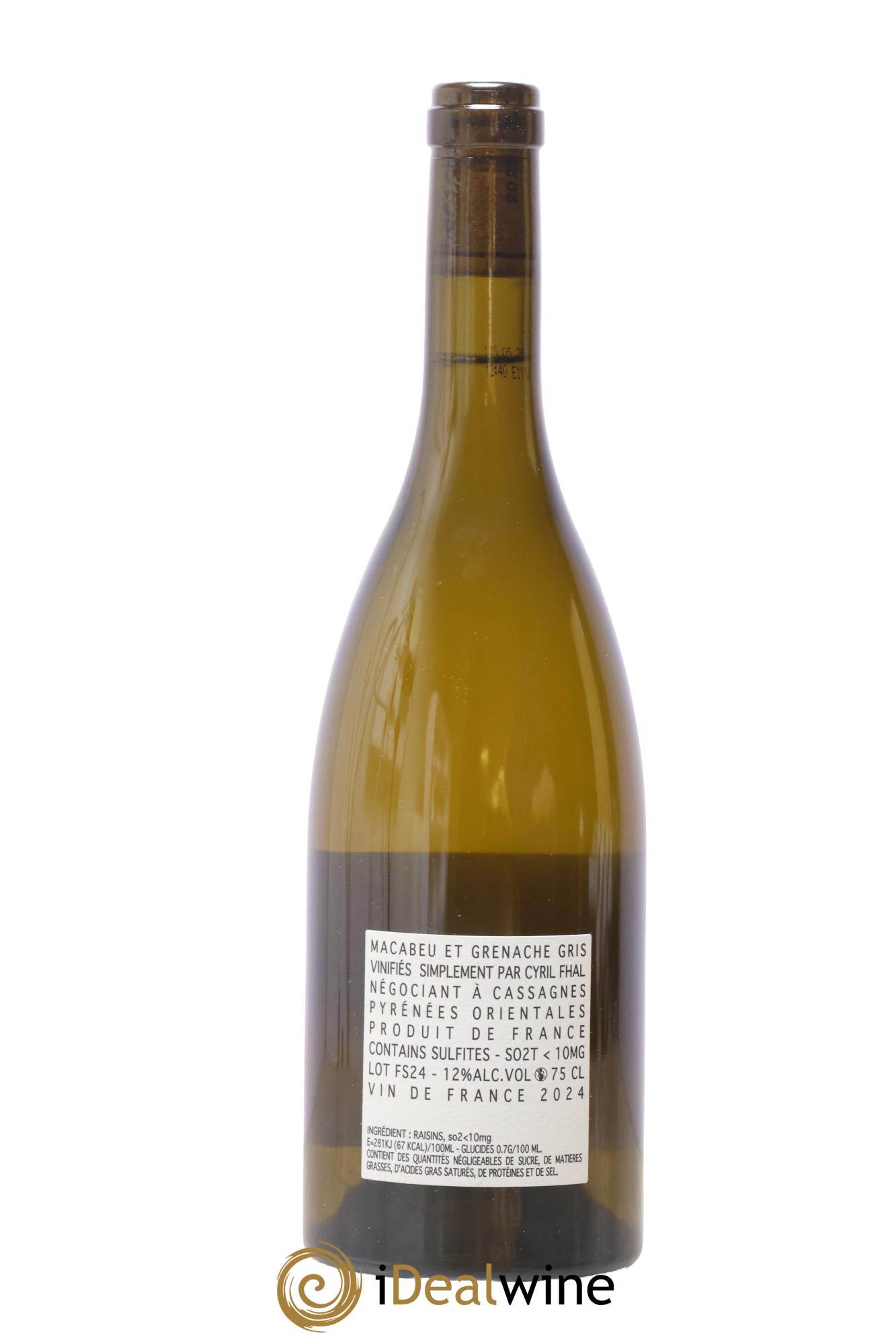 Côtes Catalanes Clos du Rouge Gorge La femme soleil Cyril Fhal 2024 - Lot de 1 bouteille - 1