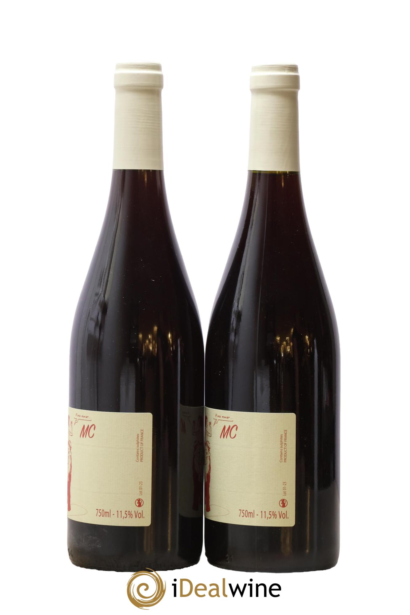 Vin de France MC Pinot Noir Vincent et Marie Tricot 2023 - Lot de 2 bouteilles - 1