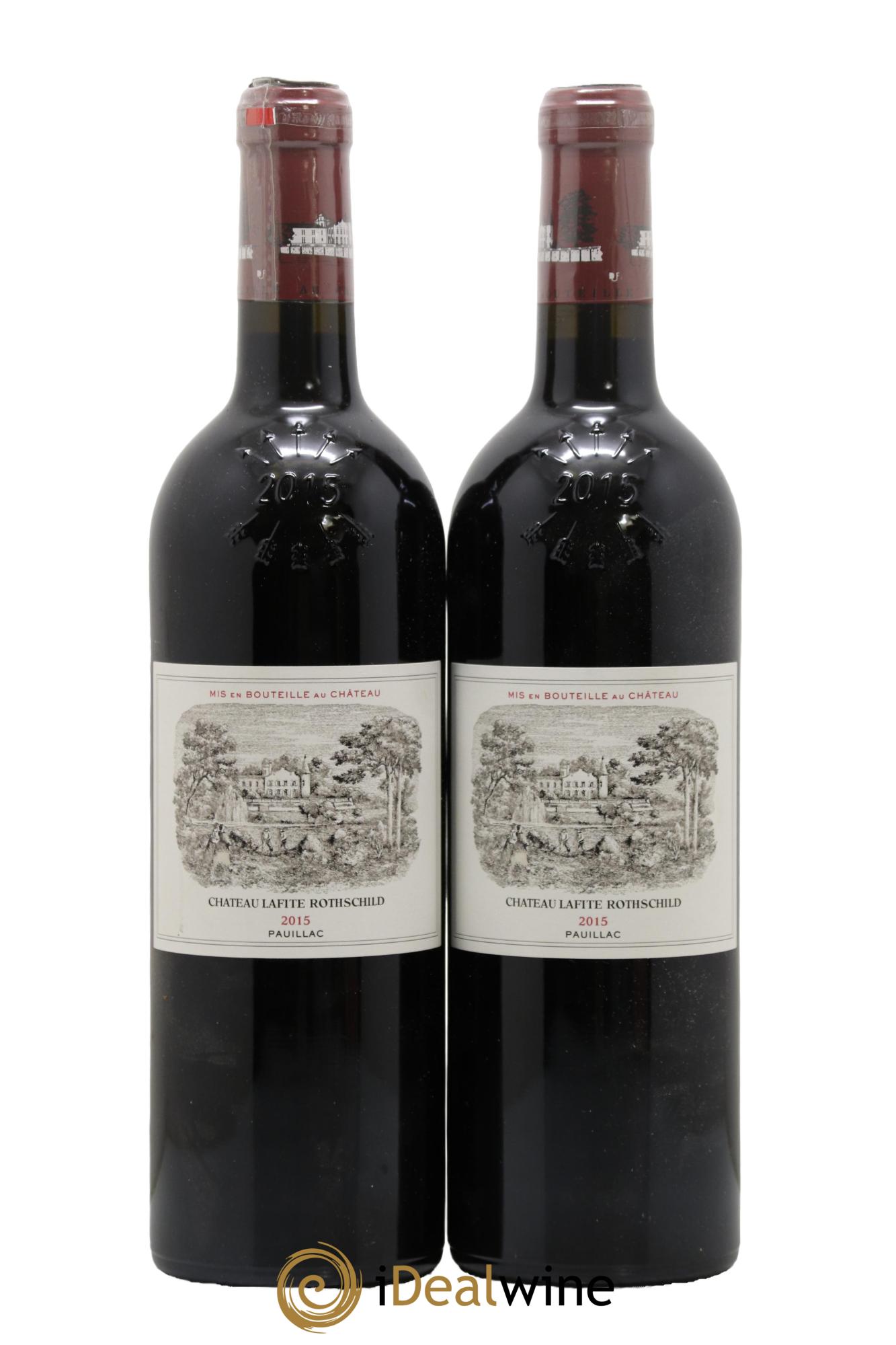 Château Lafite Rothschild 1er Grand Cru Classé  2015 - Lot de 2 bouteilles - 0