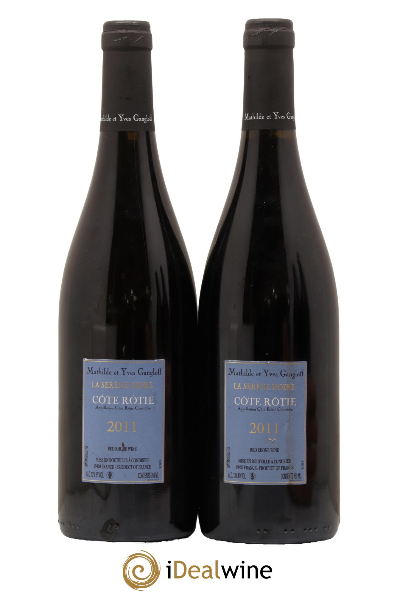 Côte-Rôtie La Sereine Noire Gangloff (Domaine) 2011 - Lot de 2 bouteilles - 1