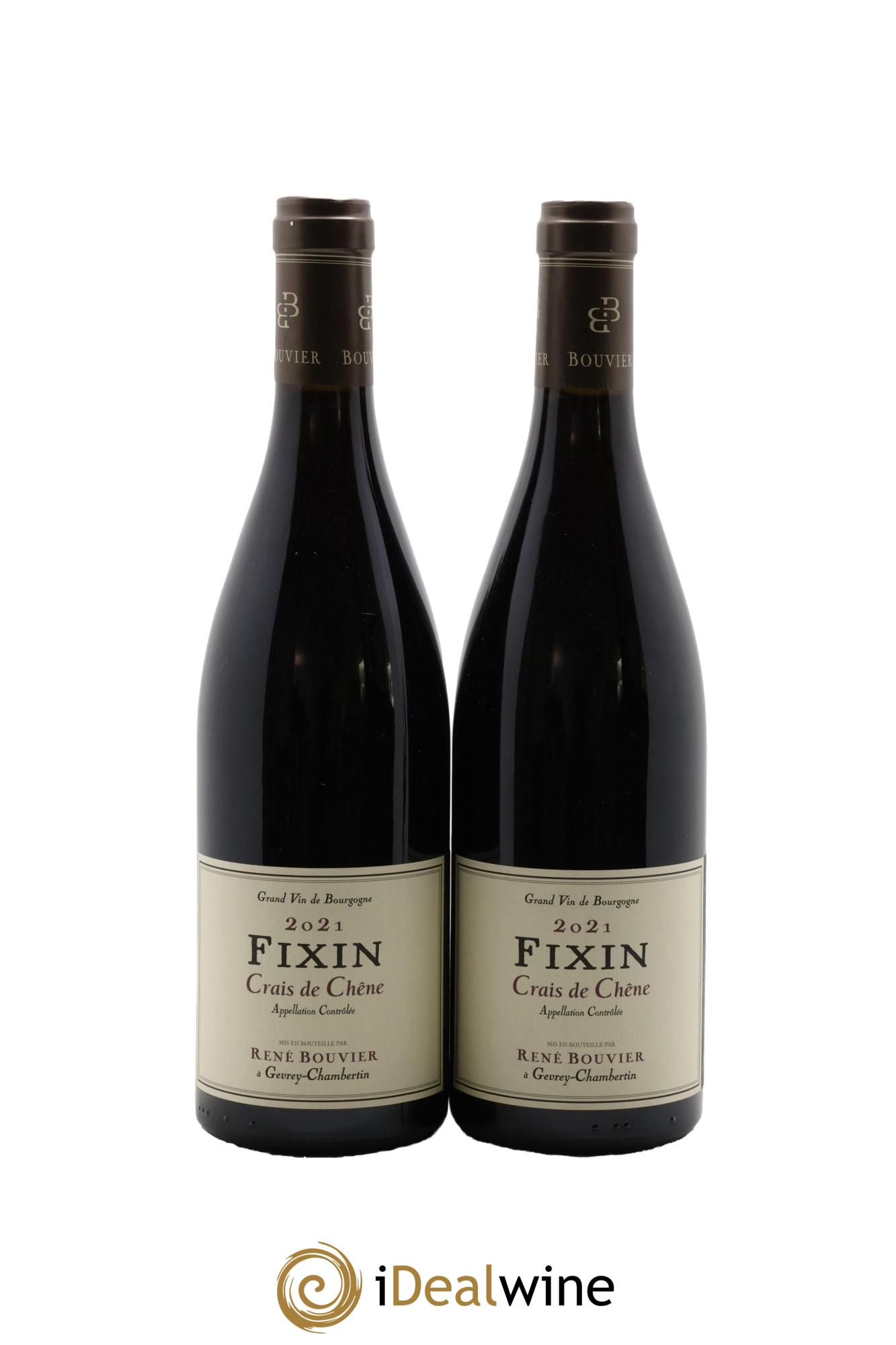 Fixin Crais de Chêne René Bouvier (Domaine) 2021 - Lot of 2 bottles - 0