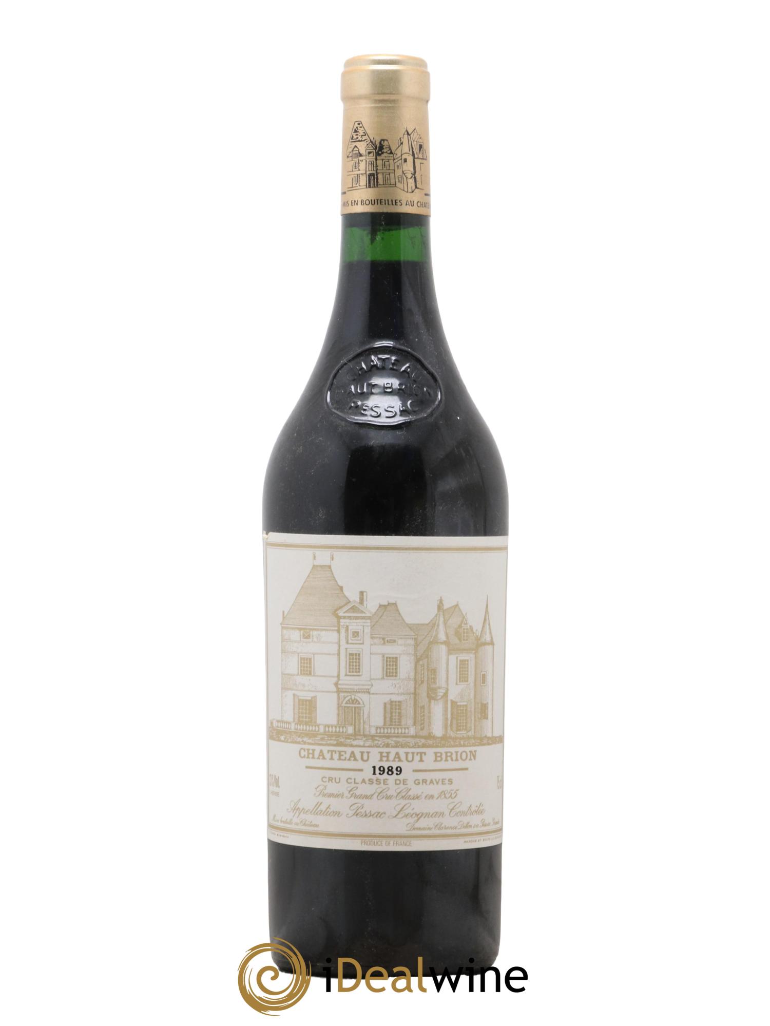 Château Haut Brion 1er Grand Cru Classé 1989 - Lot de 1 bouteille - 0