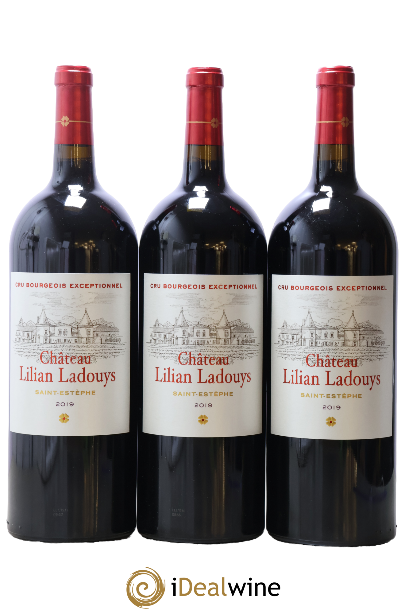 Château Lilian Ladouys Cru Bourgeois 2019 - Lot de 3 magnums - 0