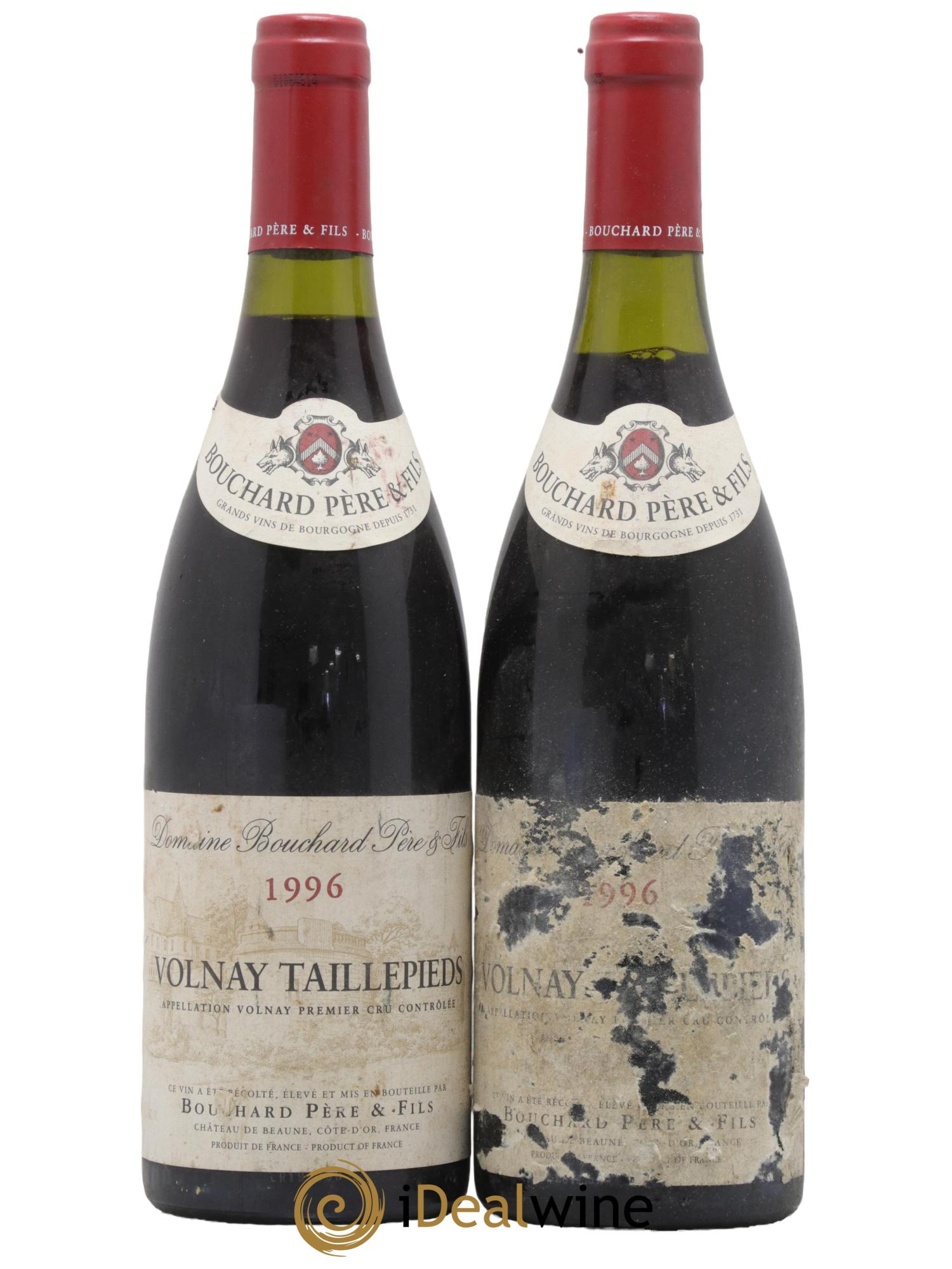Volnay 1er Cru Taillepieds Bouchard Père & Fils 1996 - Lot de 2 bouteilles - 0