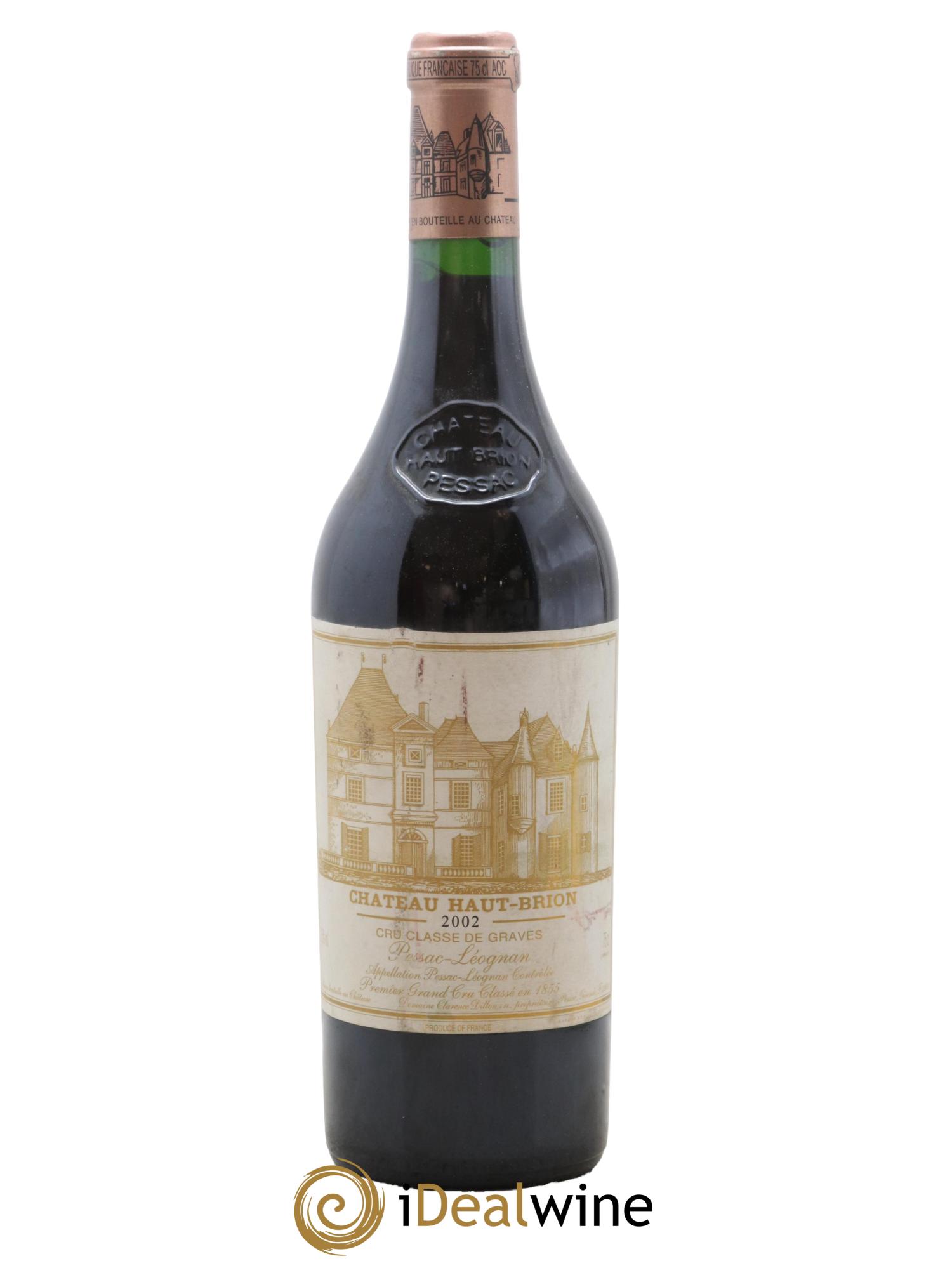 Château Haut Brion 1er Grand Cru Classé 2002 - Lot de 1 bouteille - 0