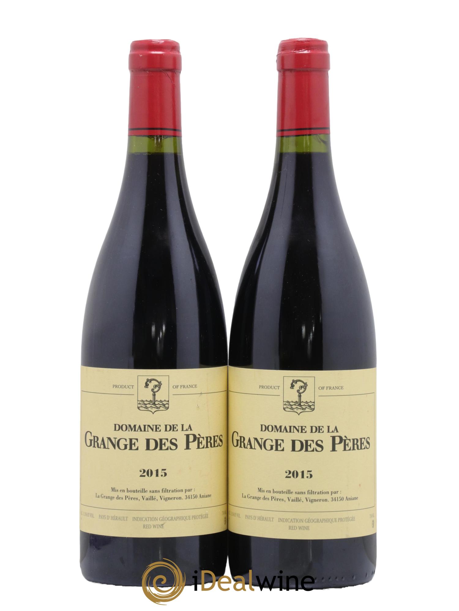 Pays d'Hérault Grange des Pères Laurent Vaillé 2015 - Lot de 2 bouteilles - 0