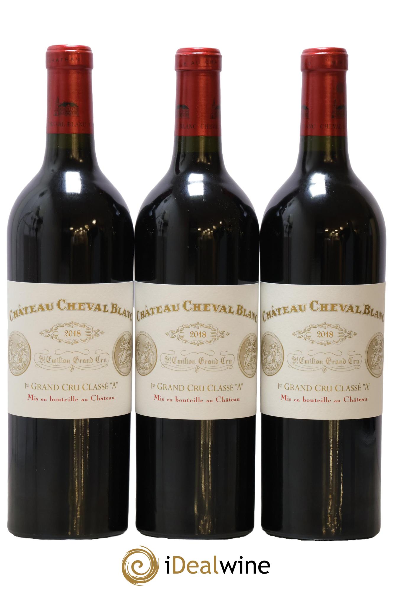 Château Cheval Blanc 1er Grand Cru Classé A 2018 - Posten von 6 Flaschen - 3