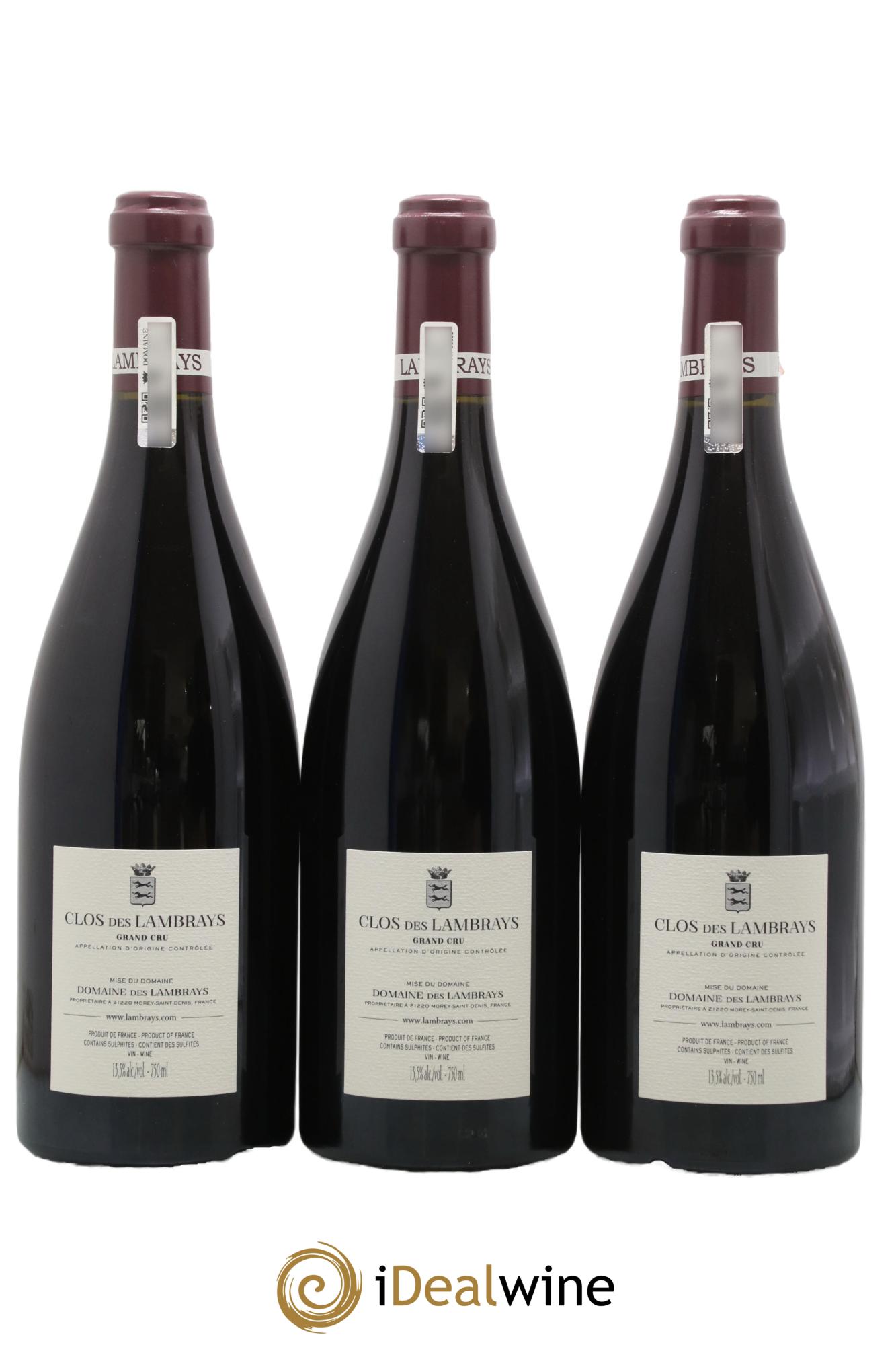 Clos des Lambrays Grand Cru Domaine des Lambrays 2020 - Lotto di 3 bottiglie - 1